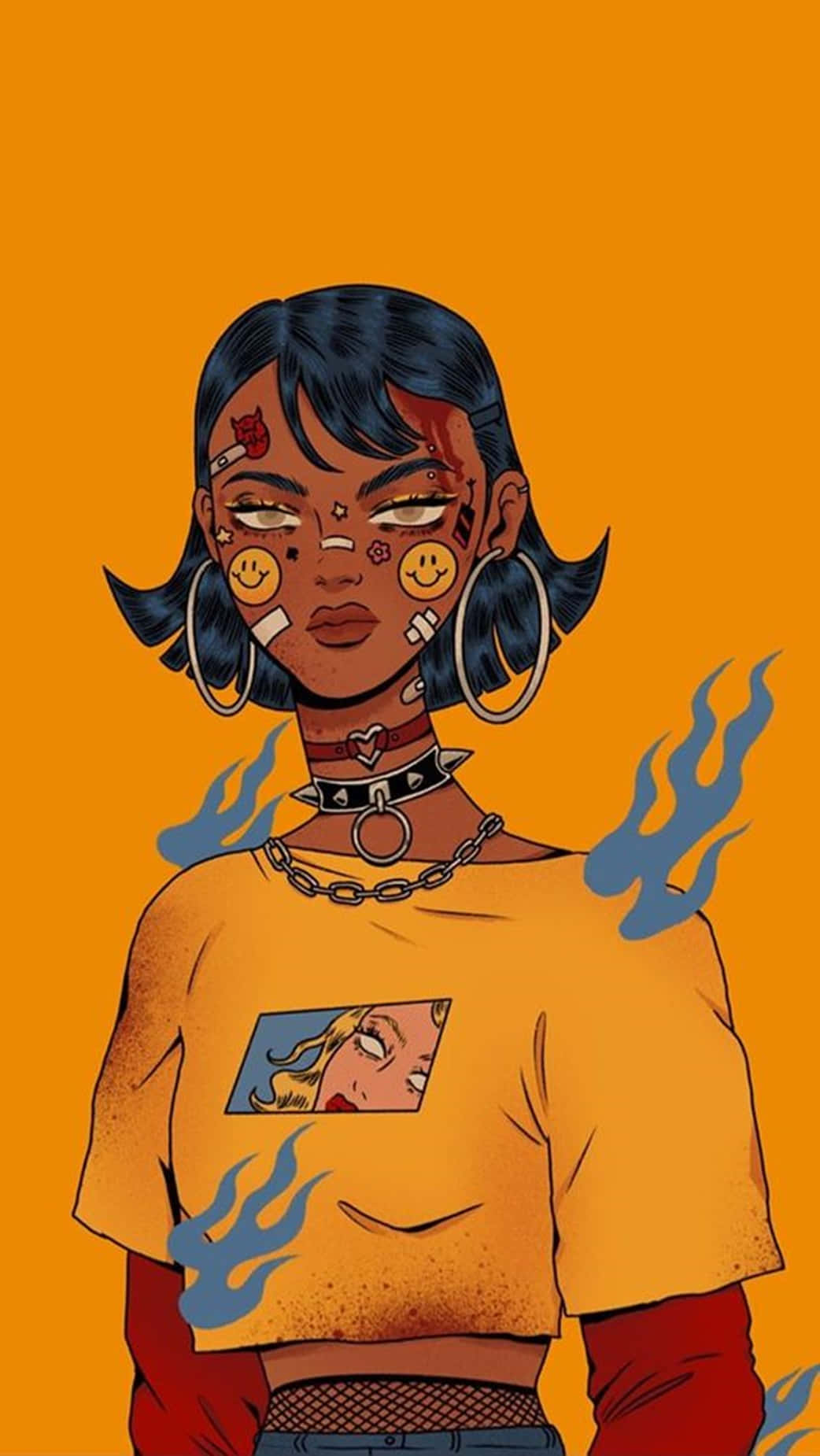 A Black Woman With Tattoos And A Tattoo On Her Arm