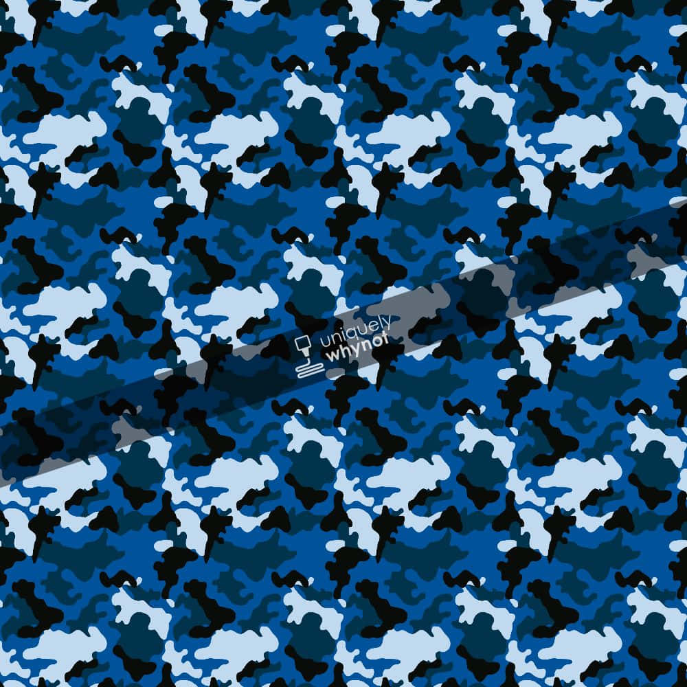 A Blue And Black Camouflage Pattern