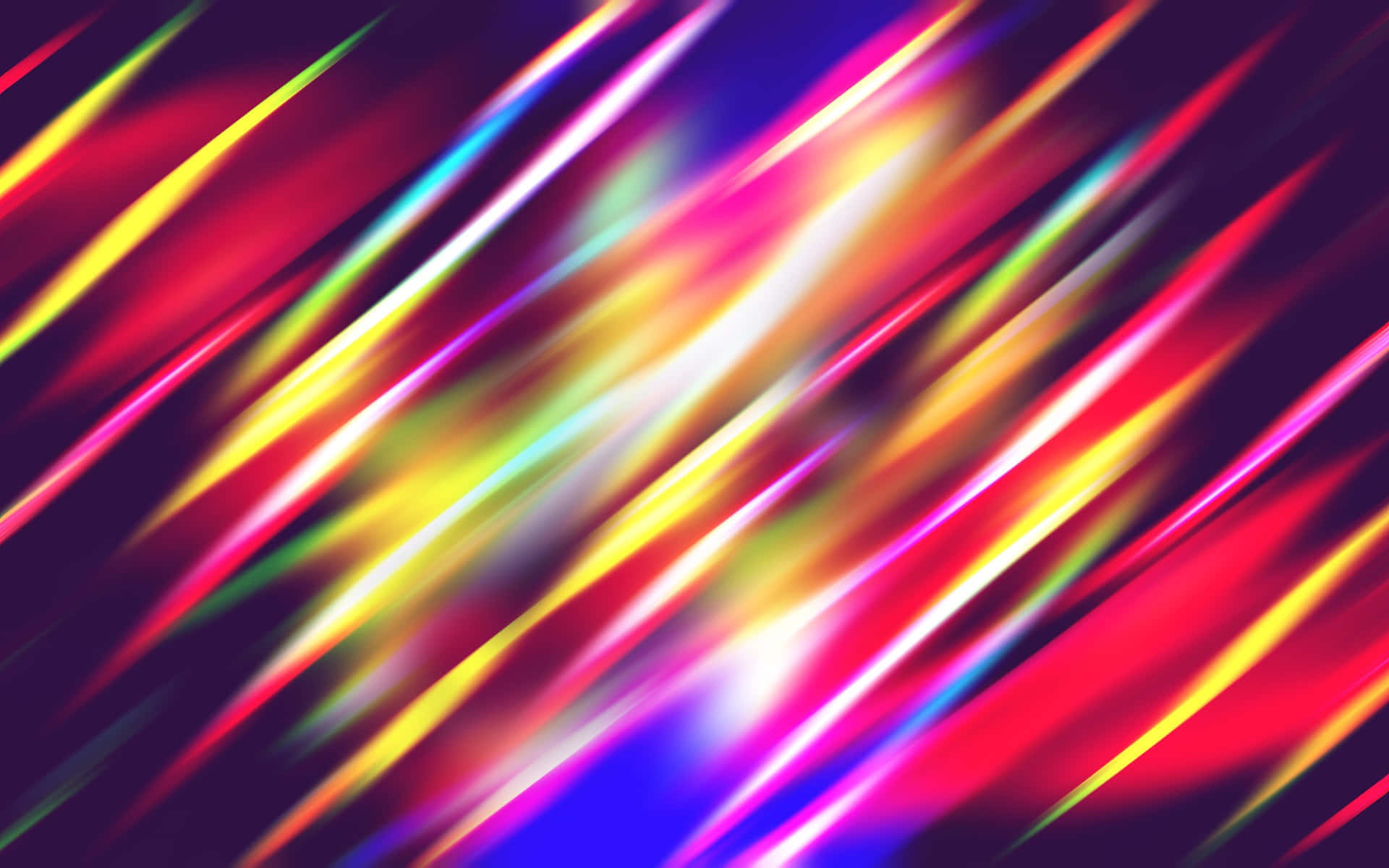 A Bright And Colorful Neon Abstract Image