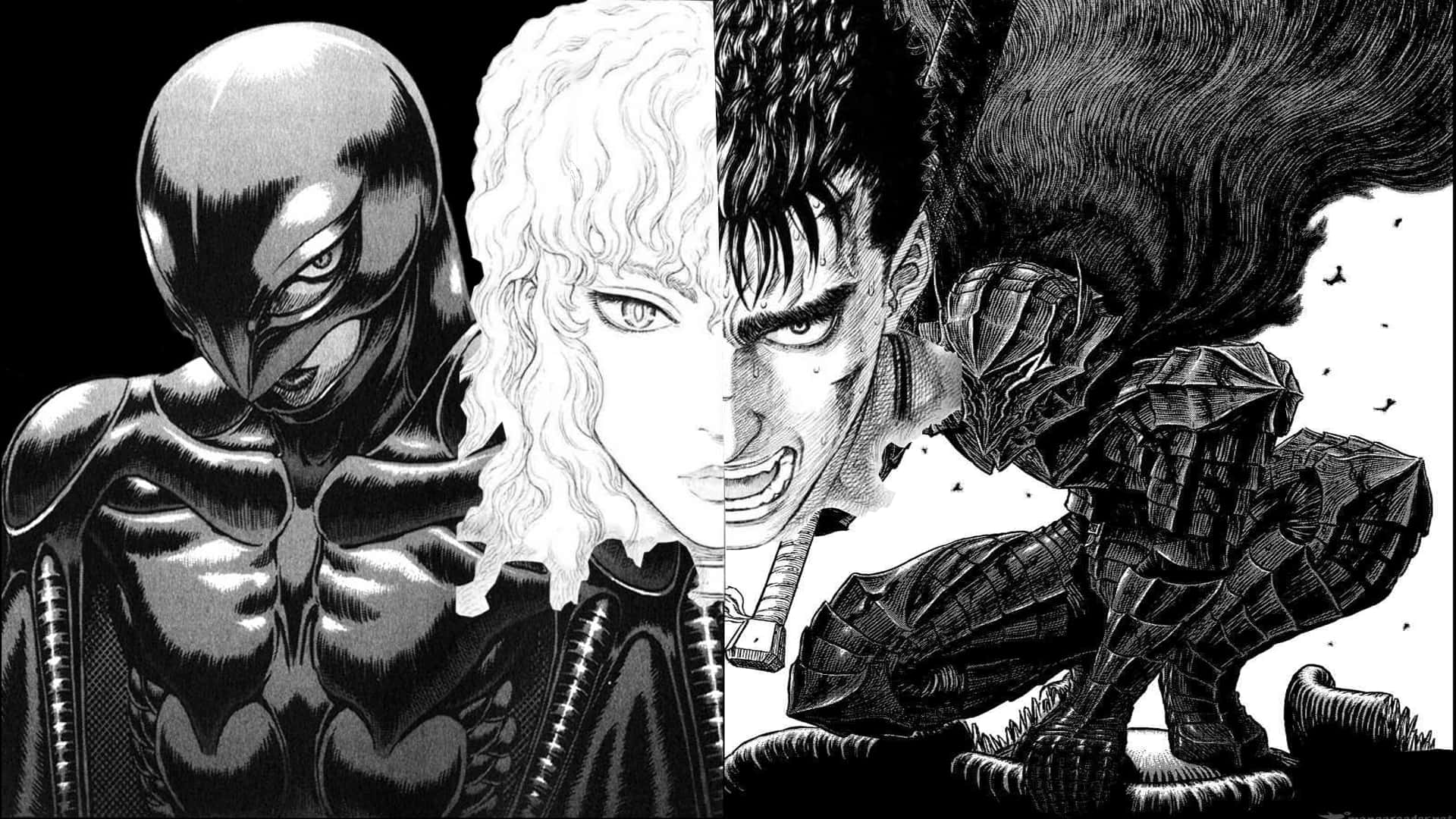 A Close-up Look At The Artwork Of The Iconic Berserk Manga