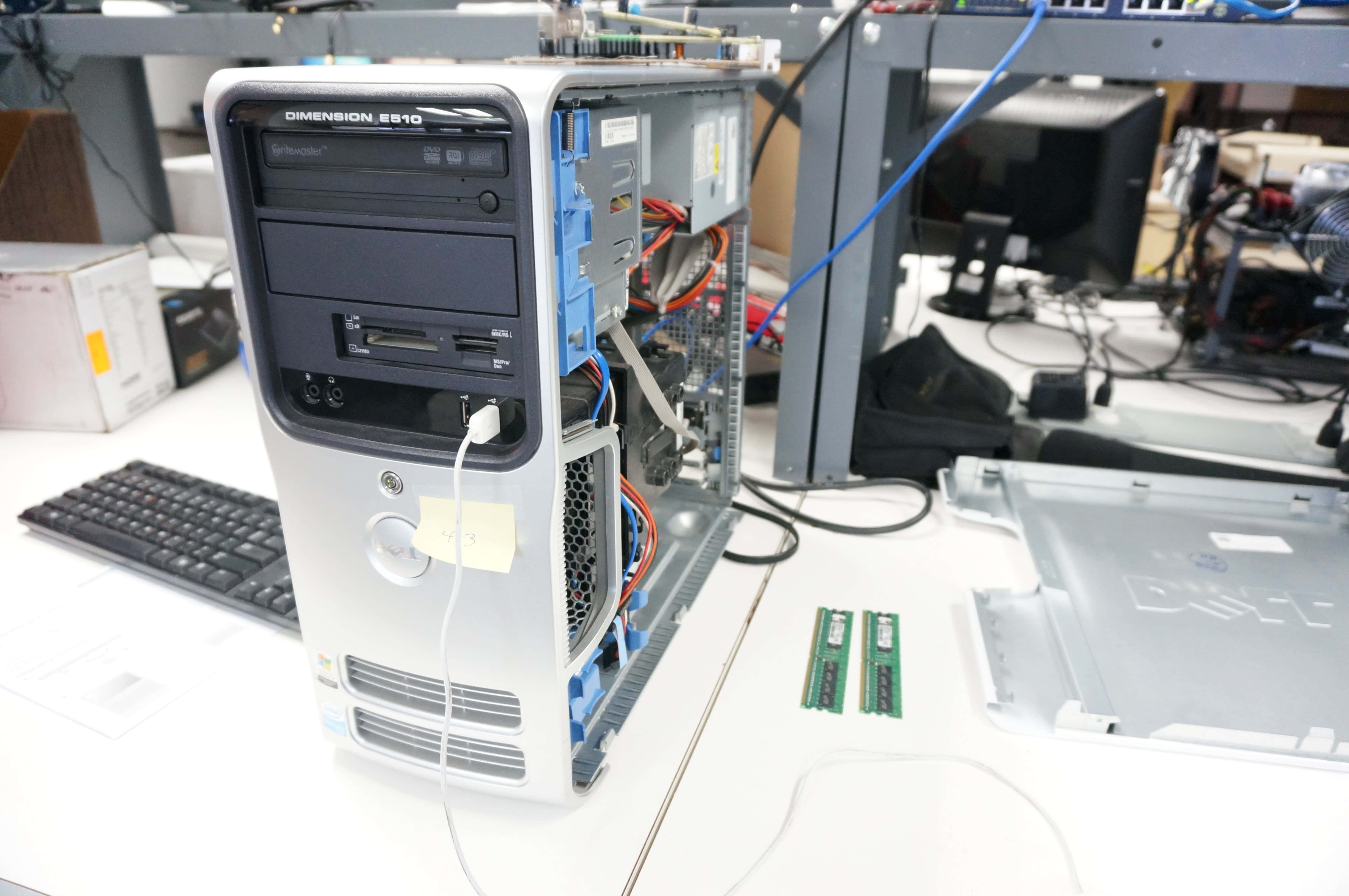 A Computer On A Table