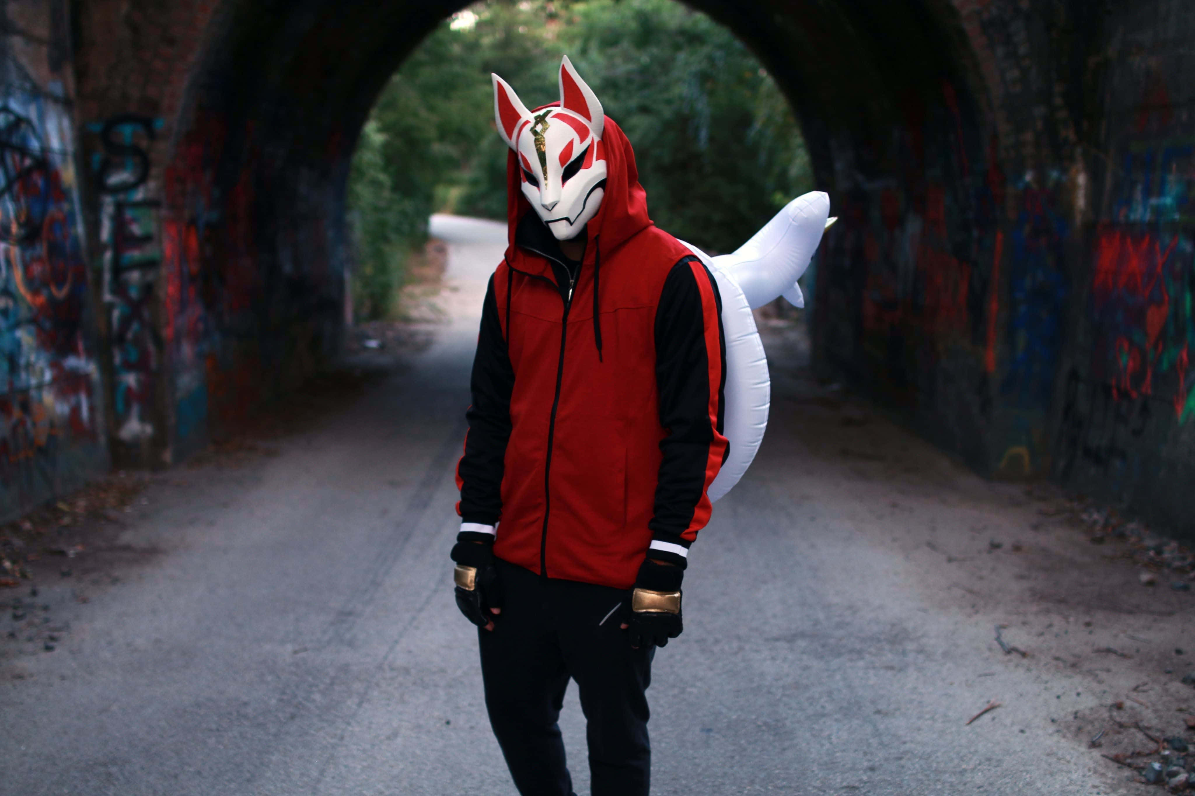 A Fierce Fye No Skin Fortnite Player Dominating The Battlefield.