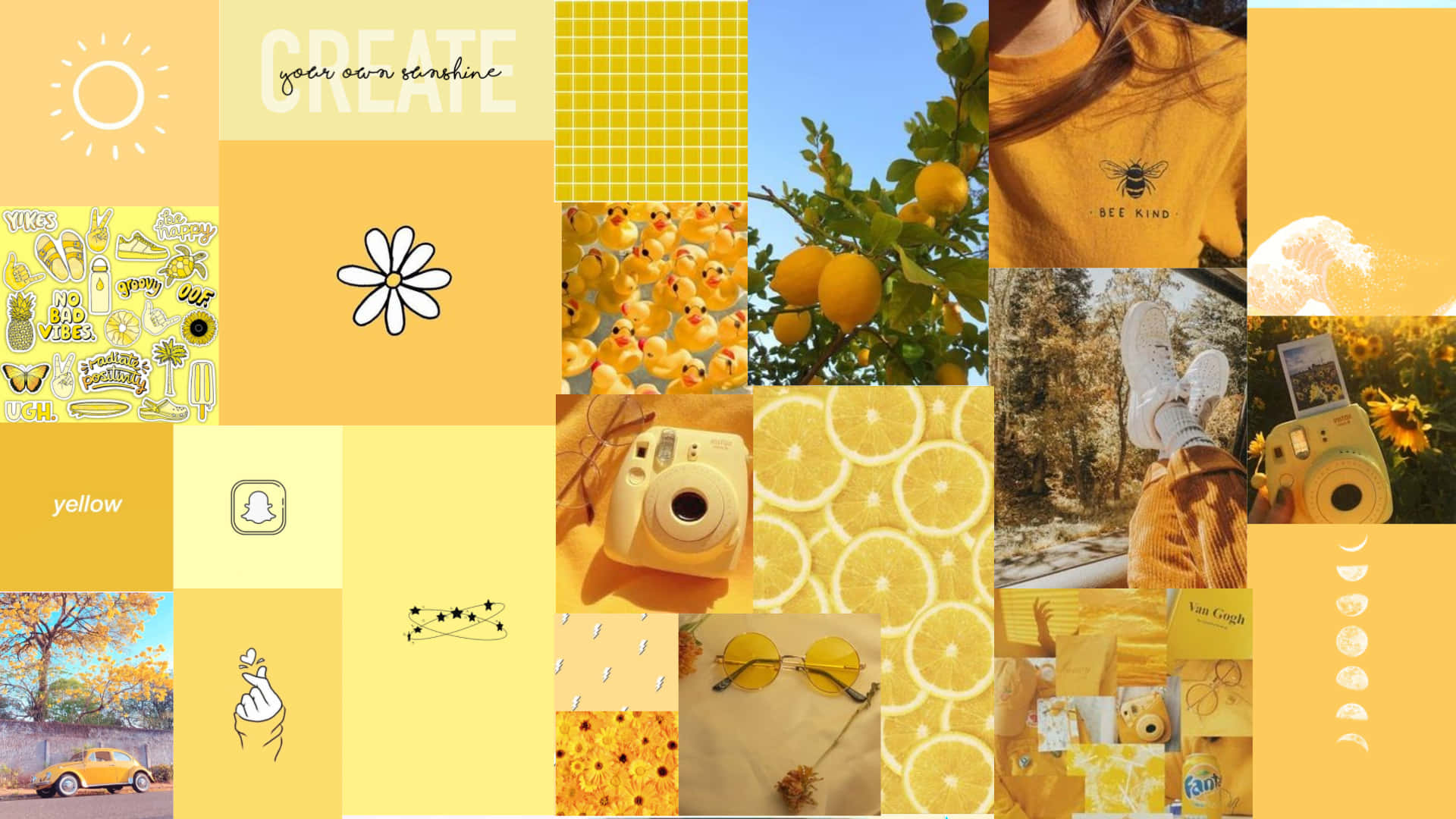 A Fresh Perspective With A Pastel Yellow Laptop