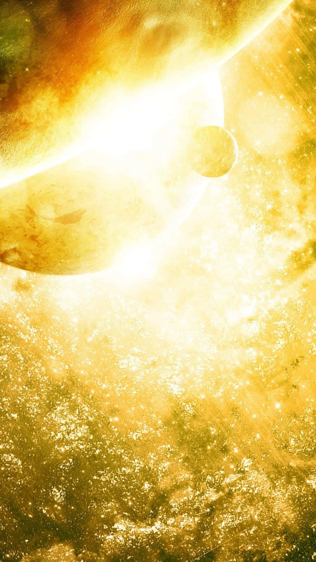 A Glimpse Into The Yellow Galaxy
