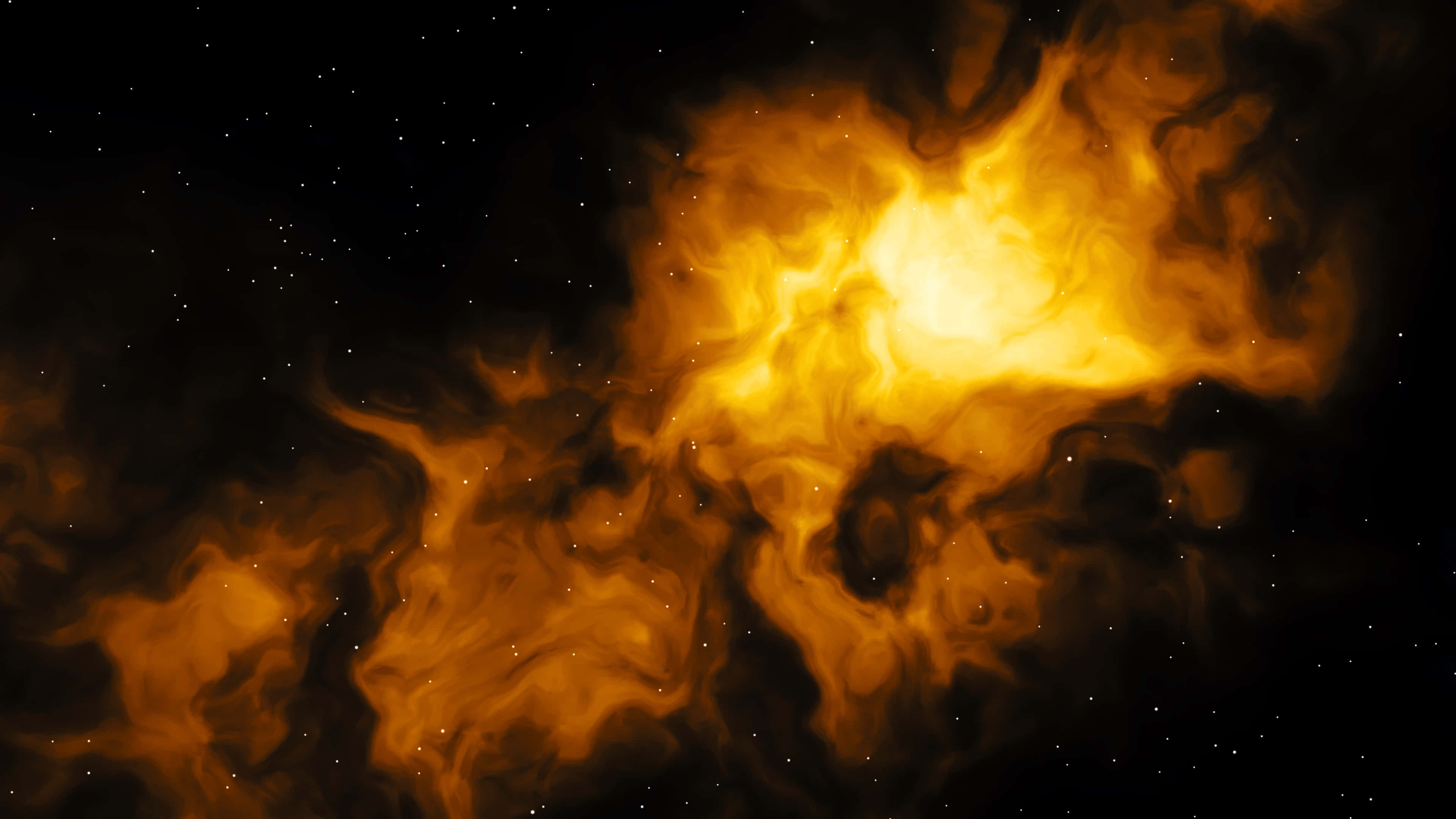 A Mesmerizing Yellow Galaxy