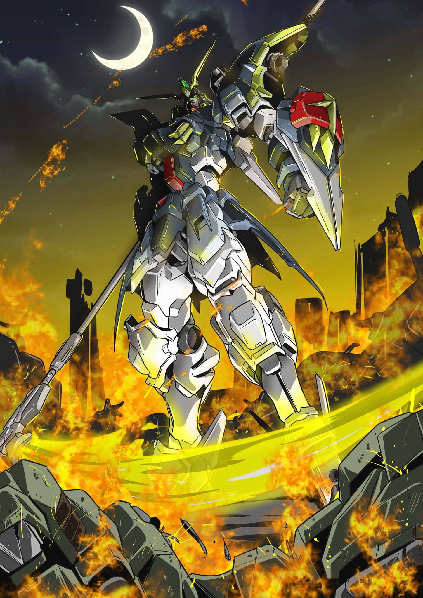 A Mobile Suit In Action