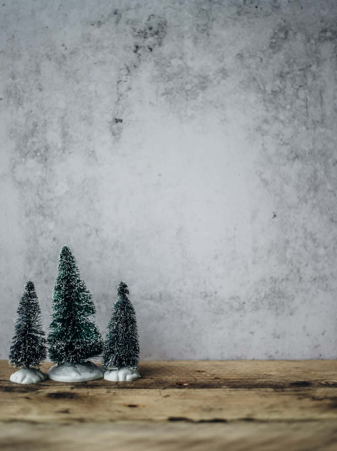 A Peaceful Farmhouse Scene At Christmas