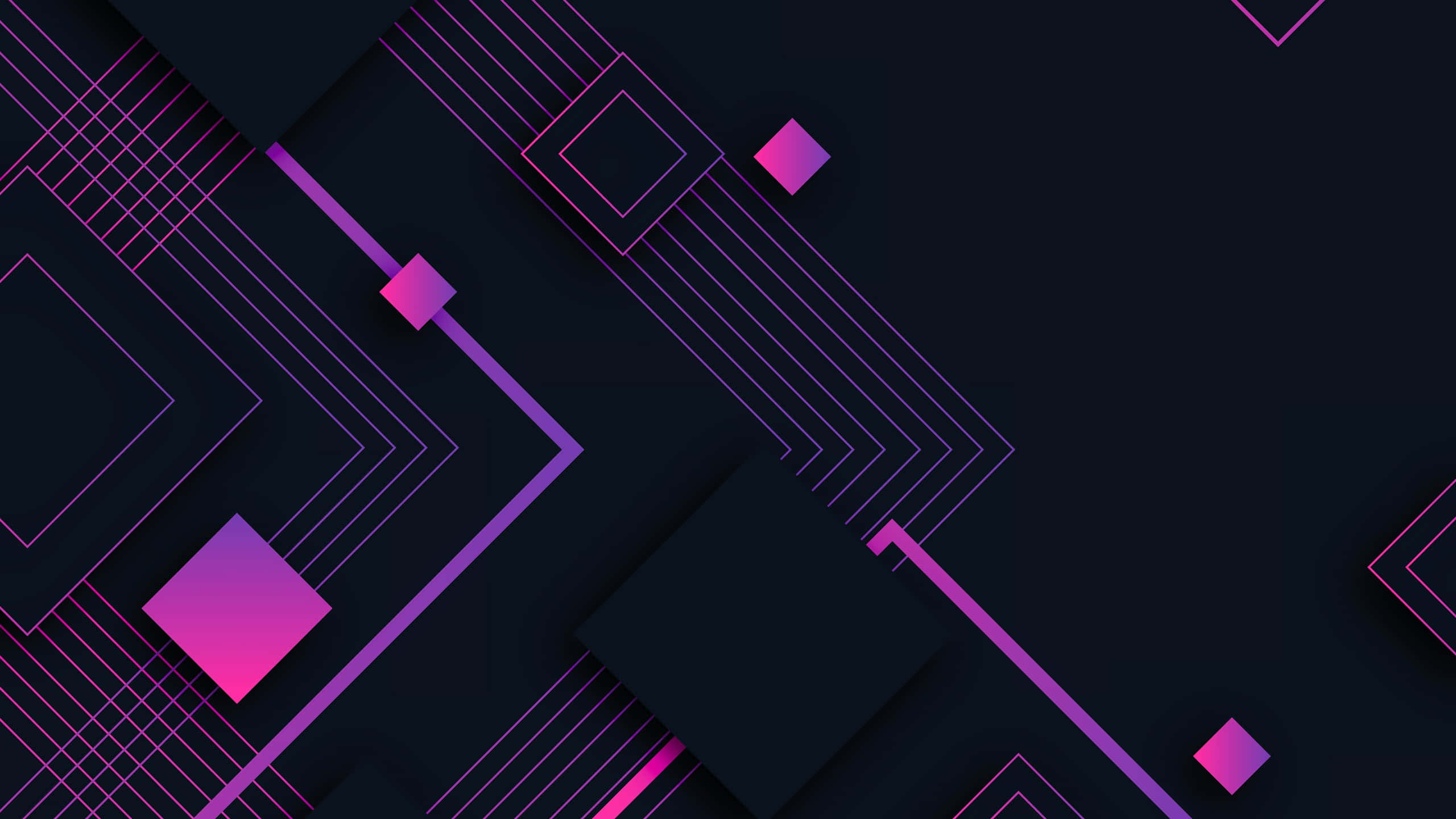 A Purple And Pink Abstract Background With Geometric Shapes
