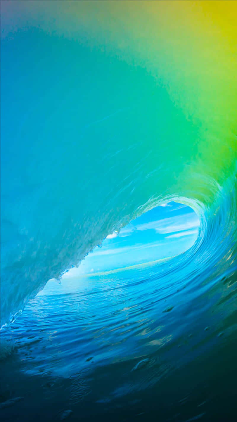 A Rainbow Colored Wave