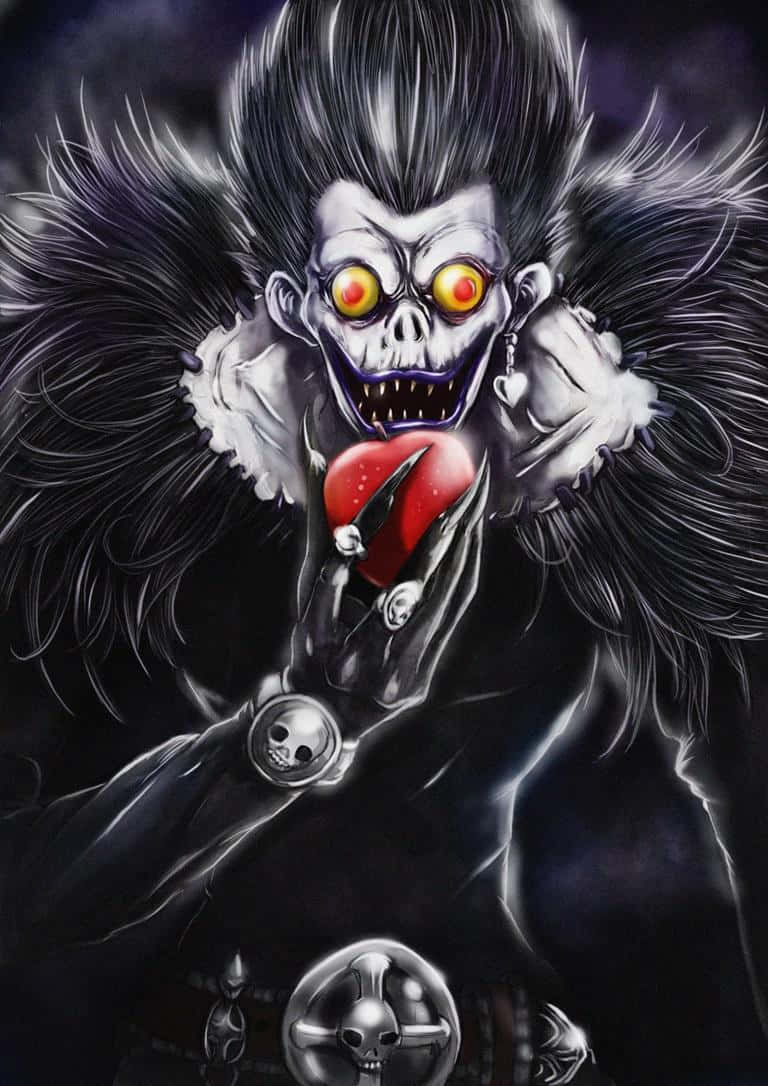 A Shinigami Stares Ahead In A Thought-provoking Pose.