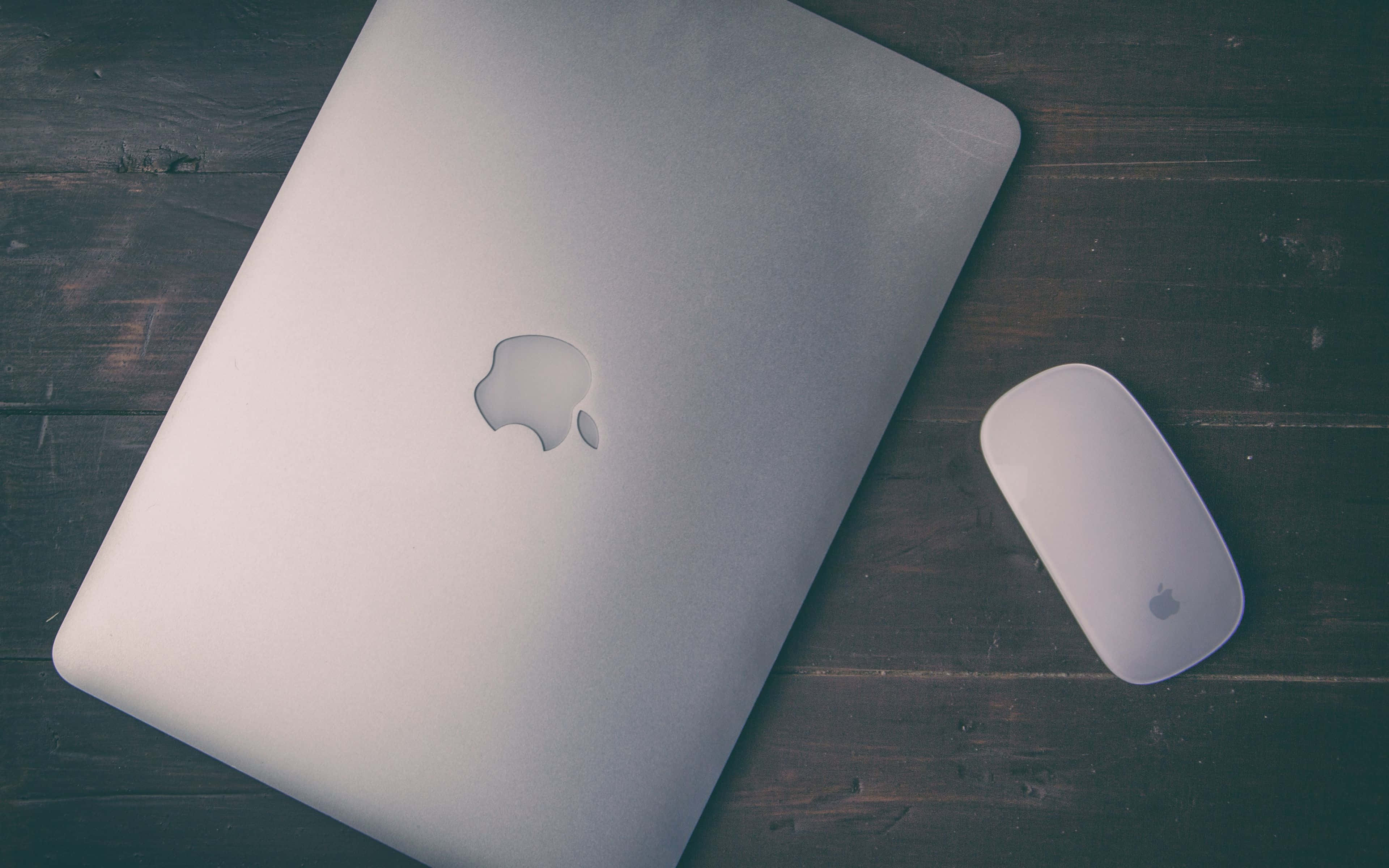 A Sleek White Laptop From Apple