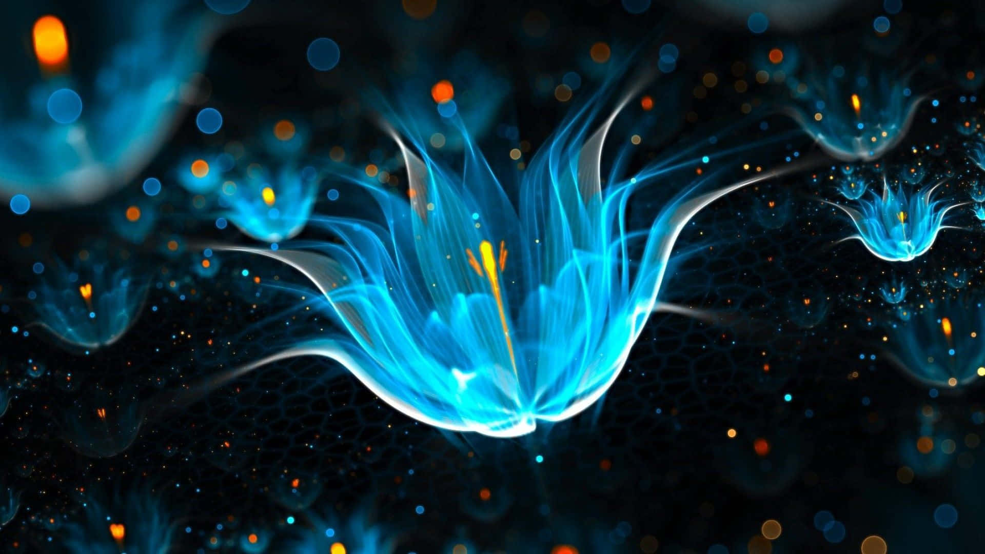 A Striking Black Neon Hd Wallpaper