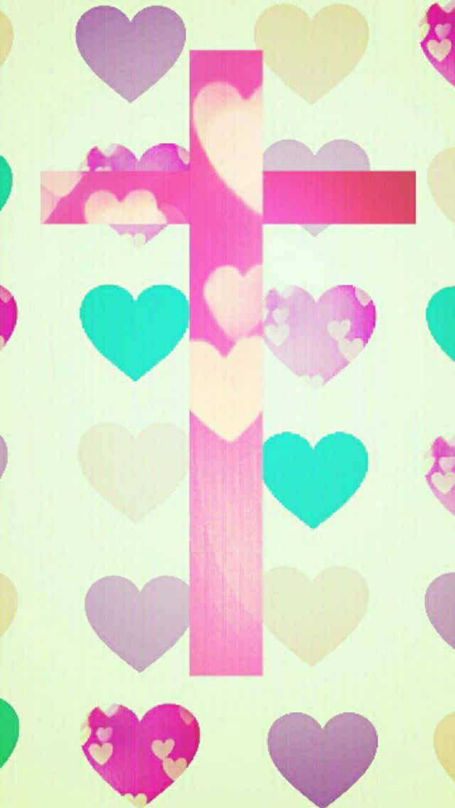 A Symbol Of Faith And Hope - A Pink Cross