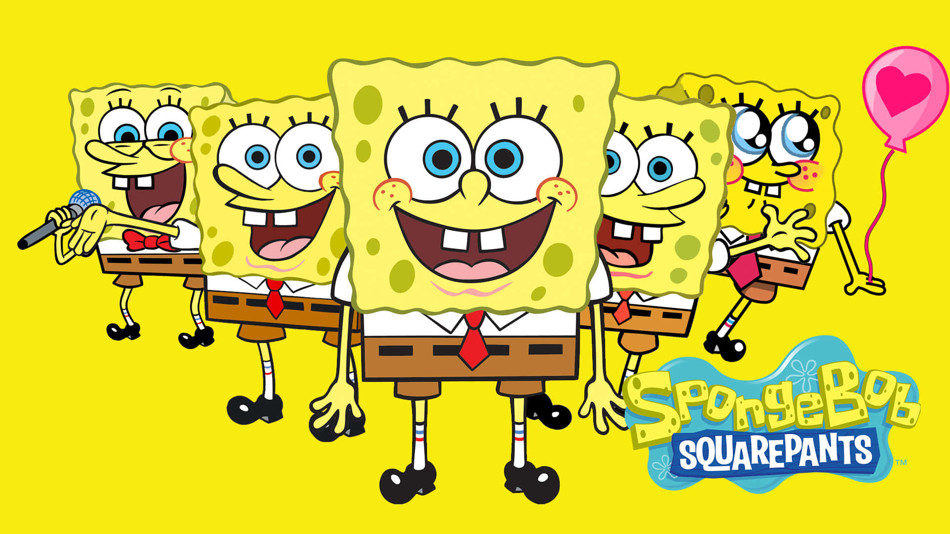 All Your Favorite Spongebob Characters, Ready To Bring You A Smile.