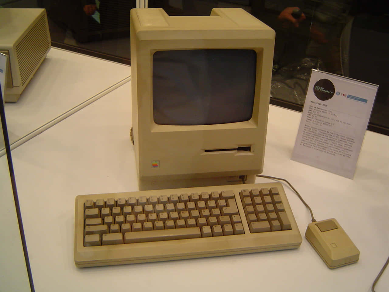 An Old Pc Keyboard And Monitor