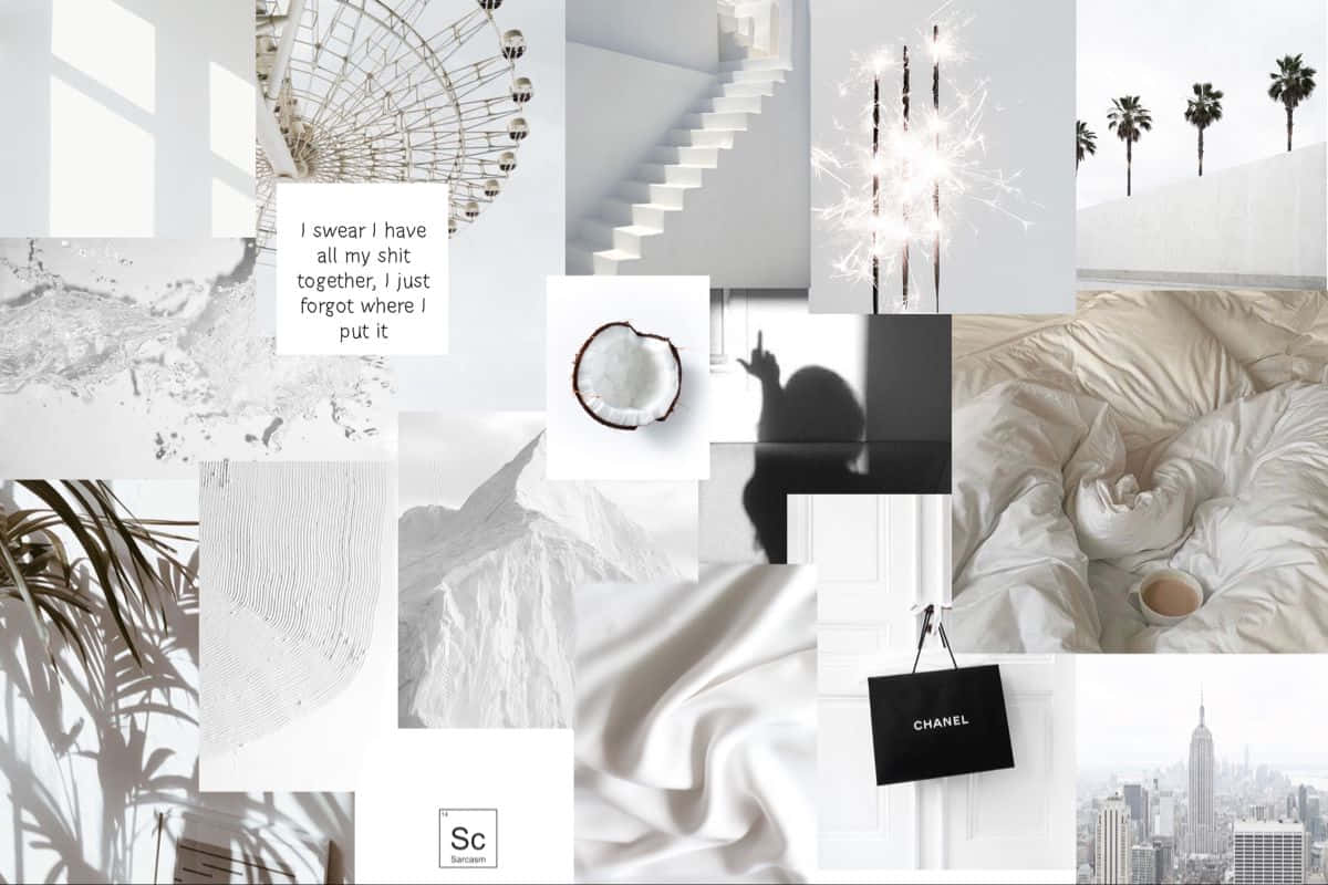 Assorted White Aesthetic Laptop