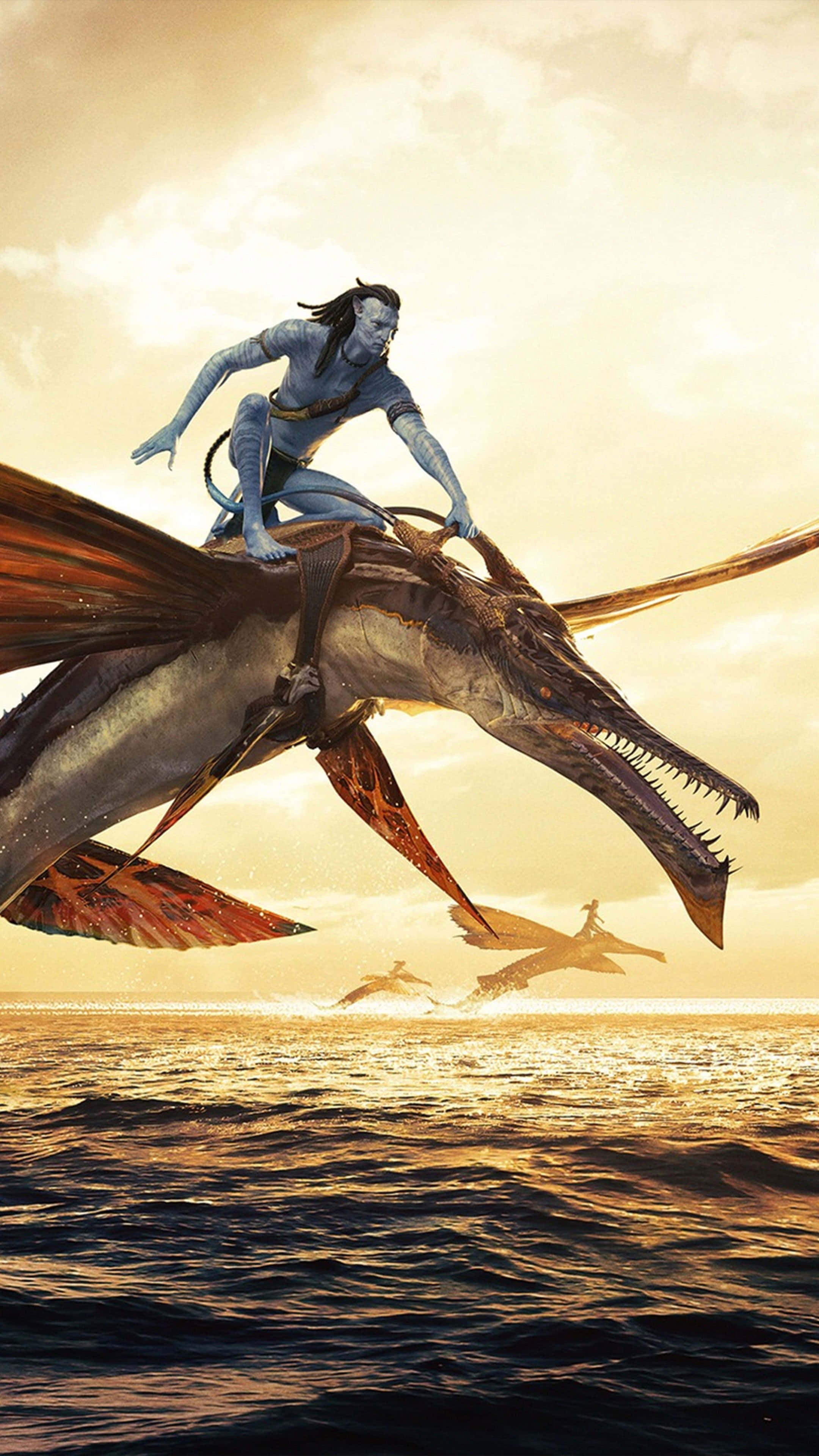Avatar Flying Creature Sunset