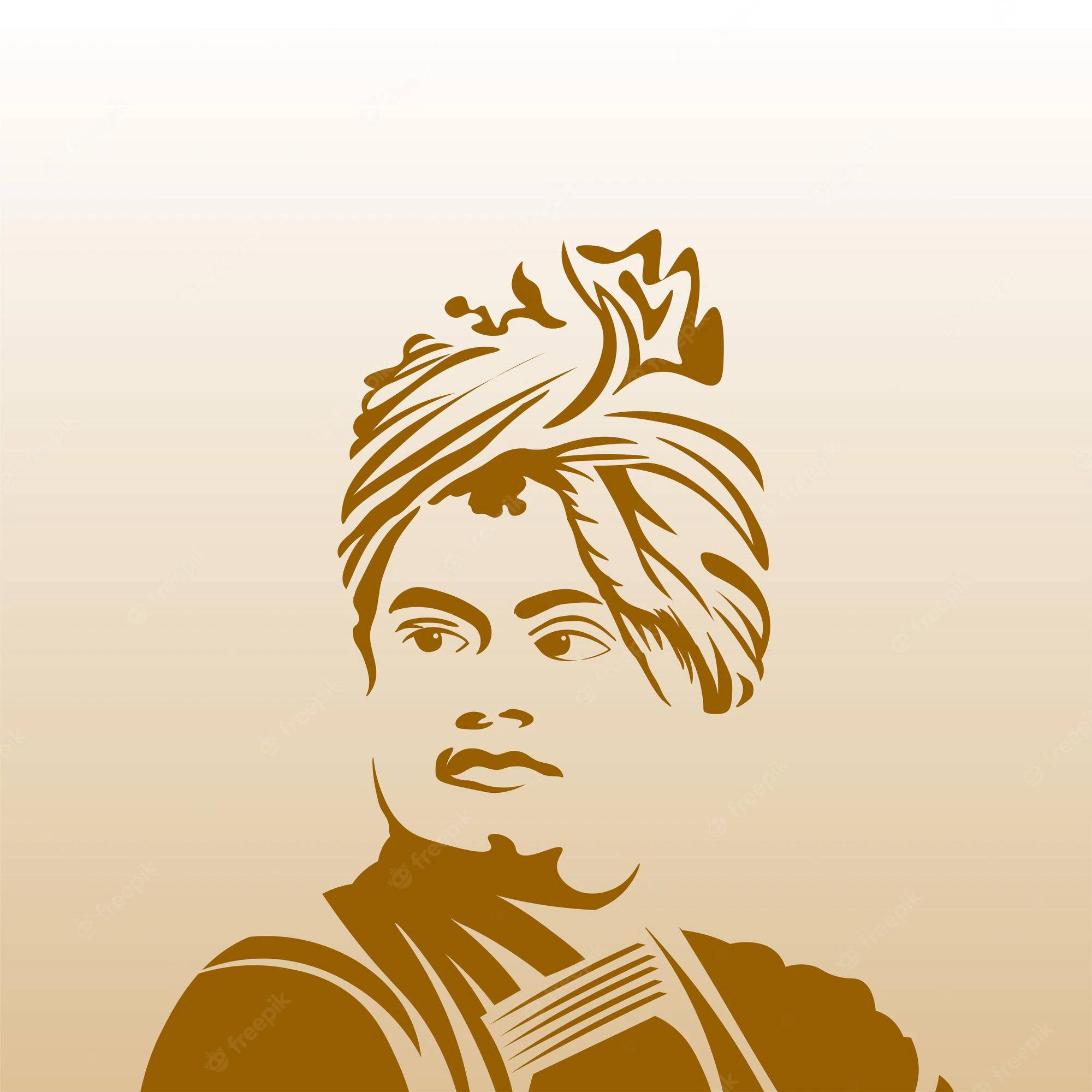 Download free Awesome Swami Vivekananda Art Wallpaper - MrWallpaper.com