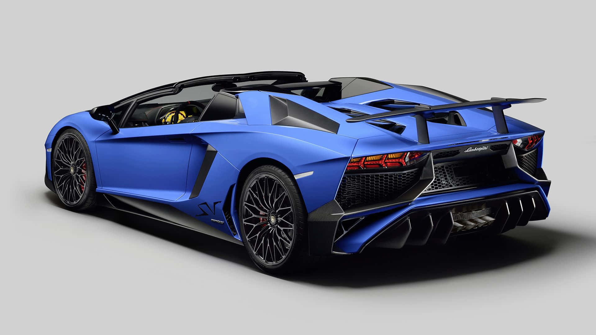 Black Blue Lamborghini Aventador Cool