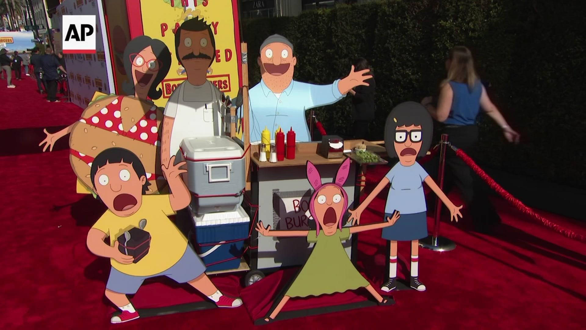 Open Road Brands Decorazione Parete In Legno Bob's Burgers - 62x22 Cm - Immagine Verticale Con Personaggi, Ufficiale, Per Casa E Cameretta