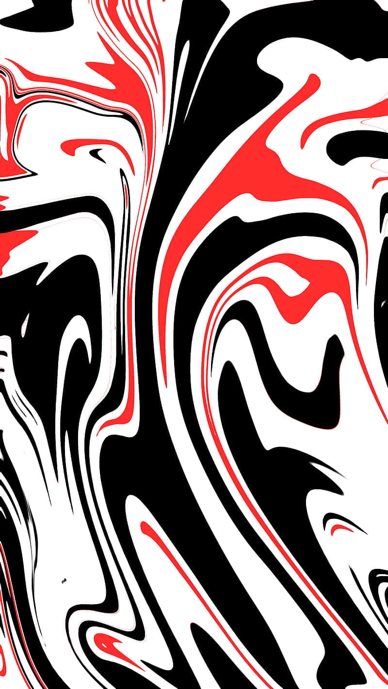 Bold Black, White, And Red Color Palette