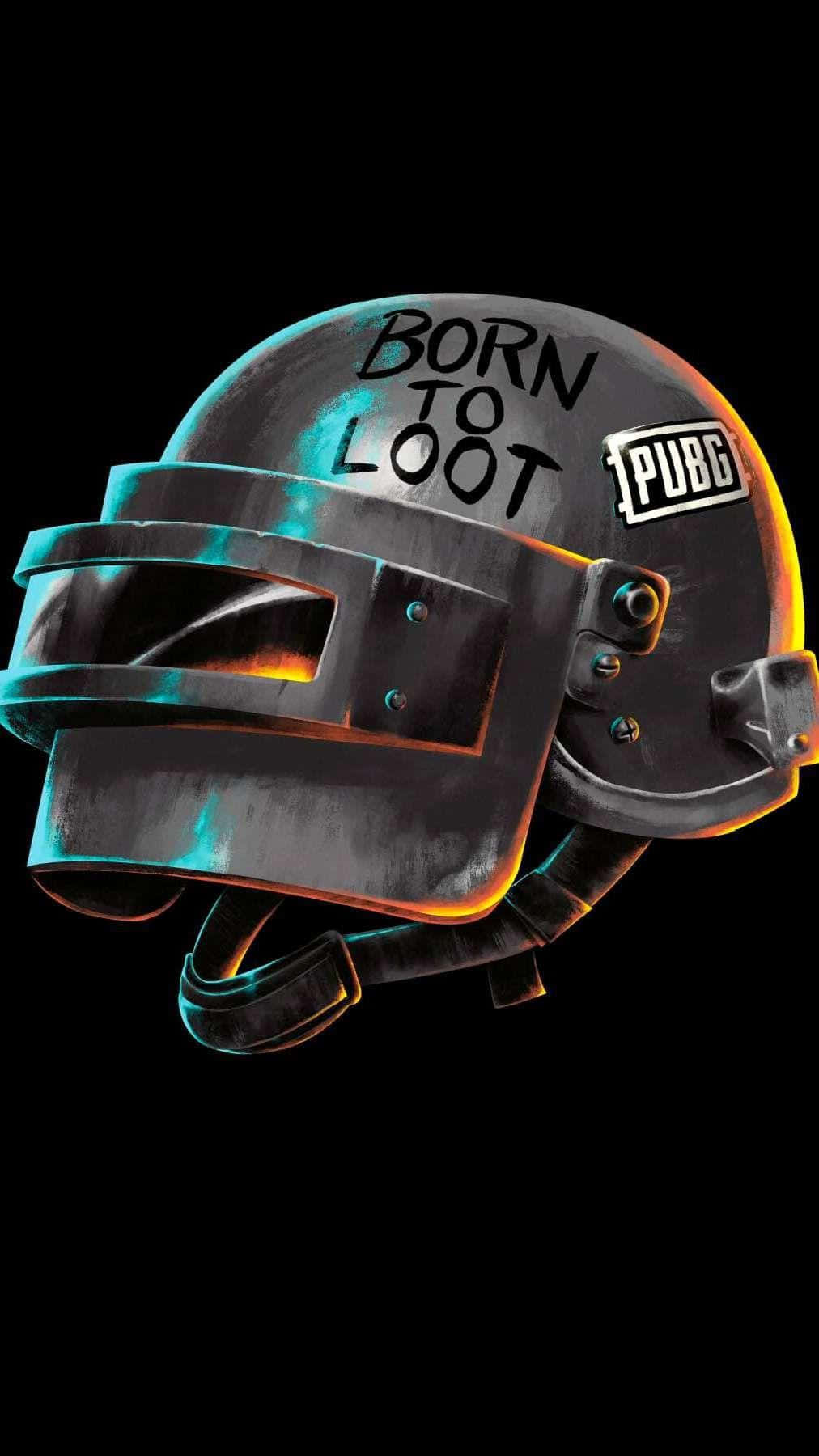 Born To Loot Helmet Pubg Iphone