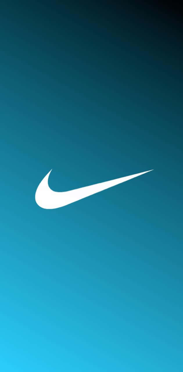 Bright Blue Nike Logo