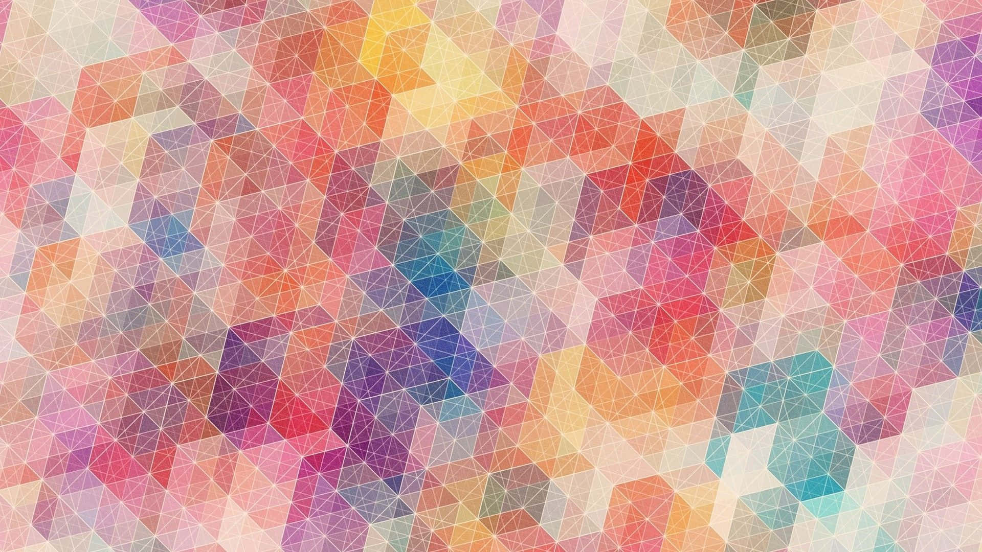Bright, Modern Geometric Desktop Design