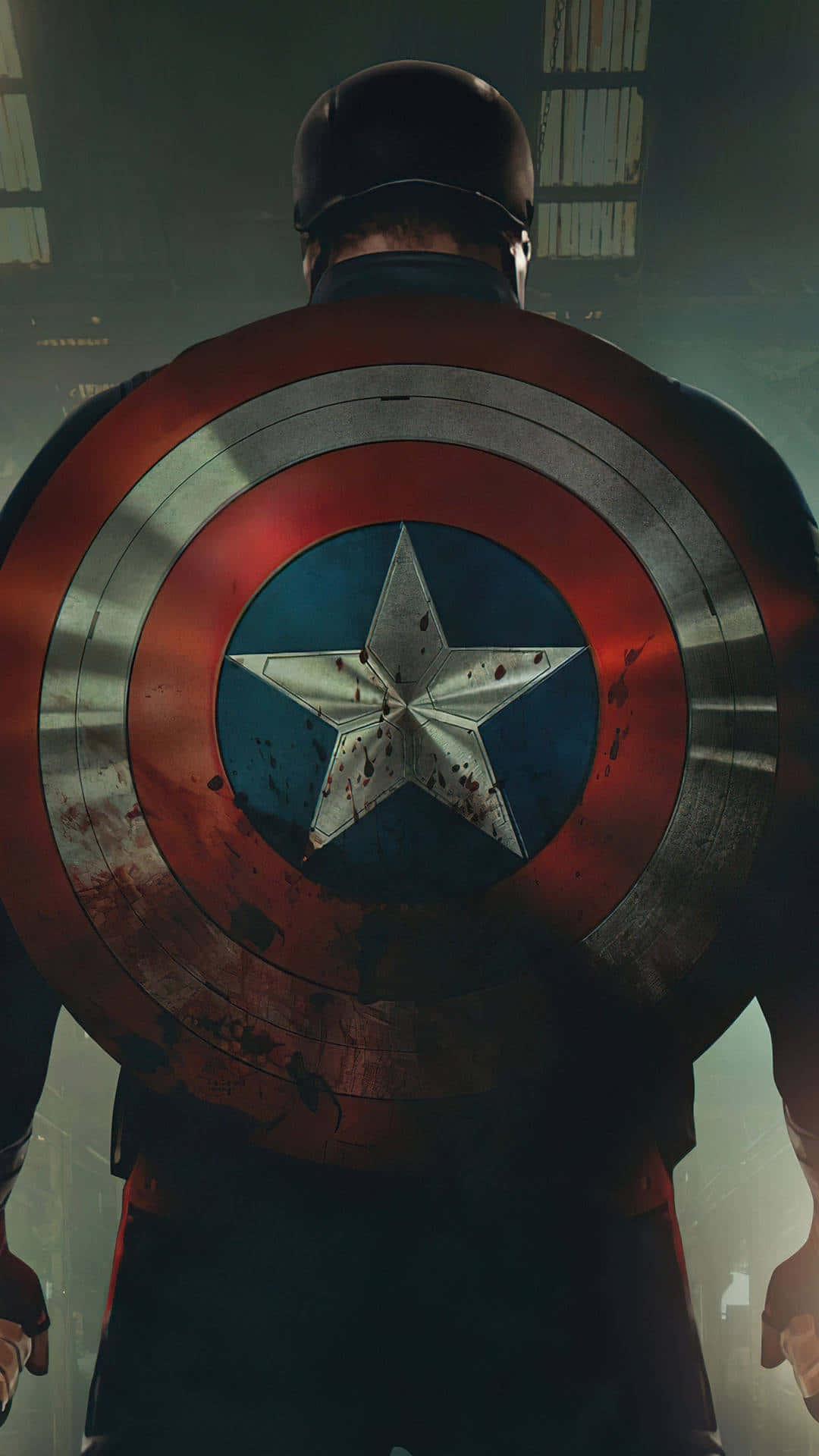 Captain America Shield Back View
