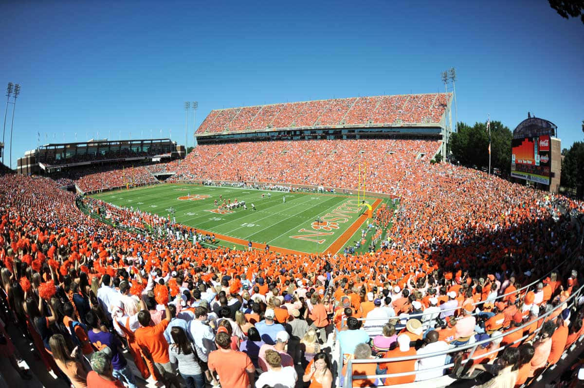 Clemson Tigers Football Team Memorial Stadium