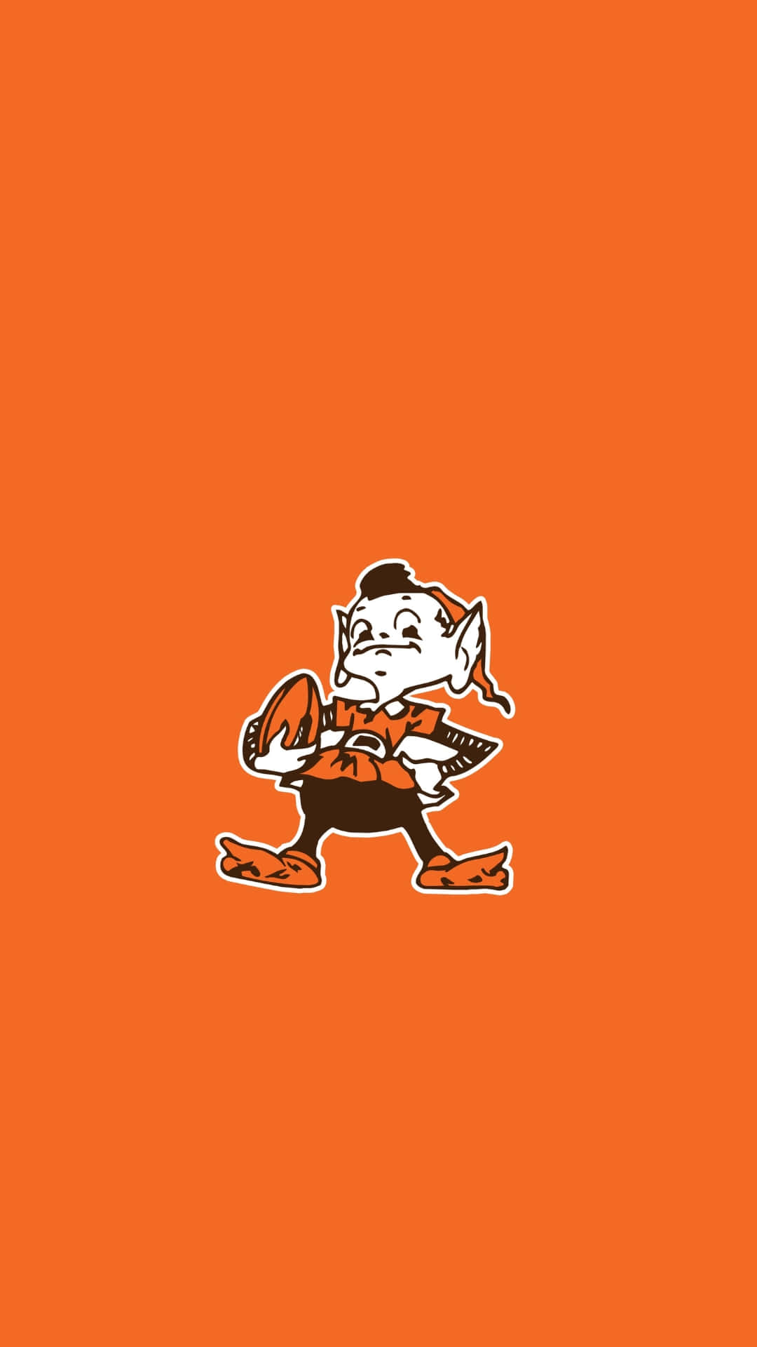 Cleveland Browns Elf Mascoti Phone Wallpaper