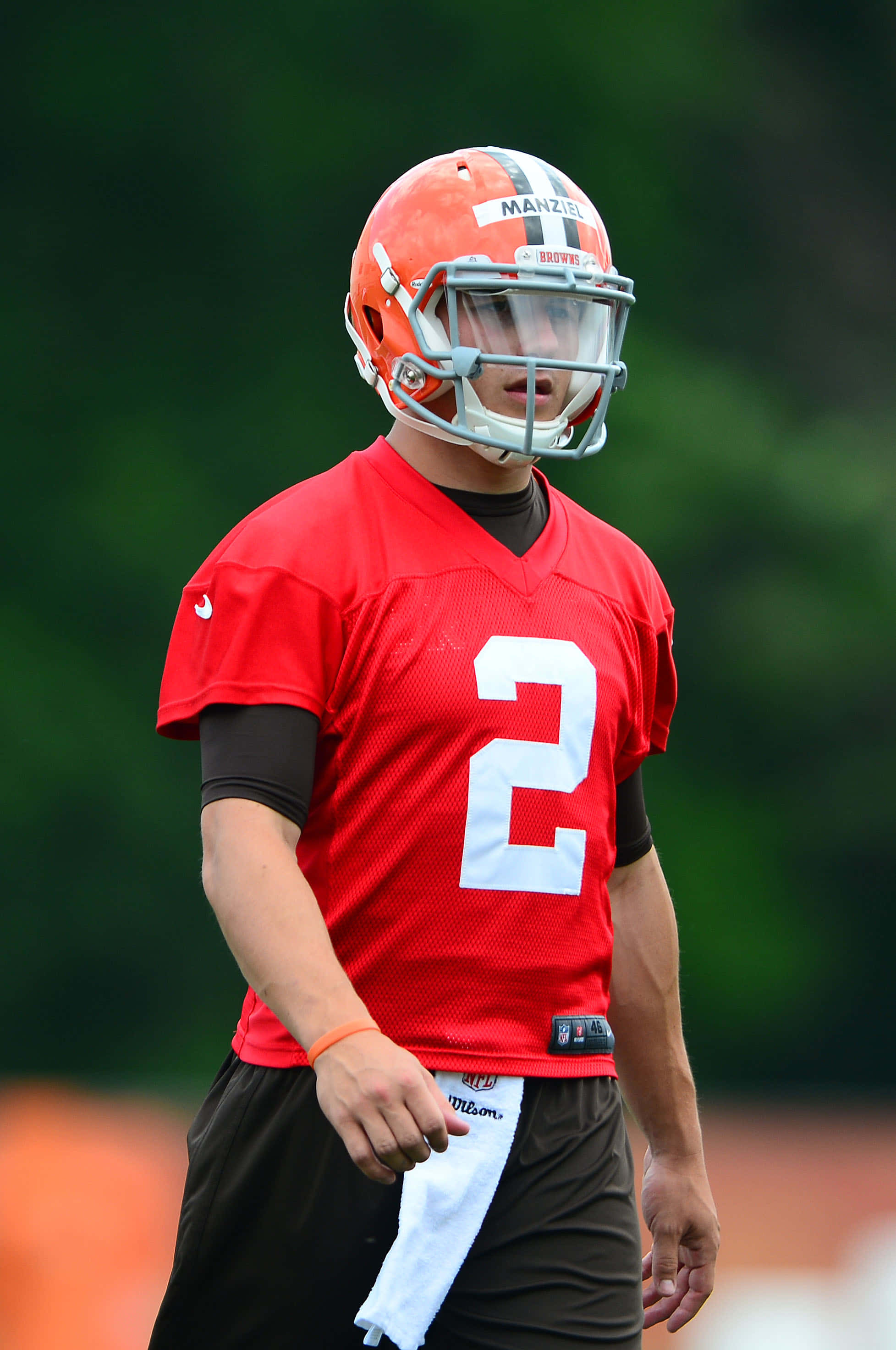 Cleveland Browns Player Number2 Practice Session