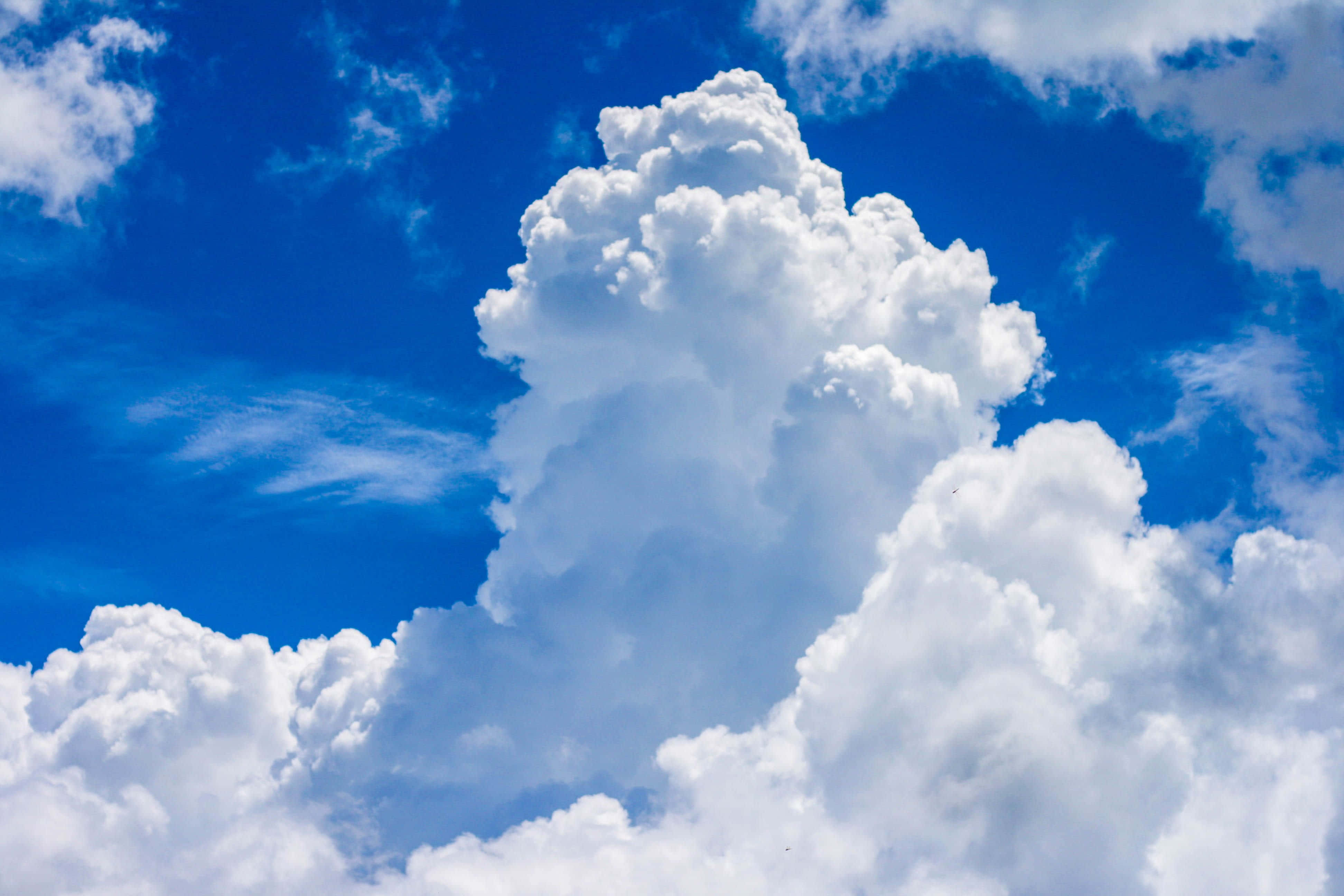 Download free Clouds 4k Big Formation Clear Blue Wallpaper ...