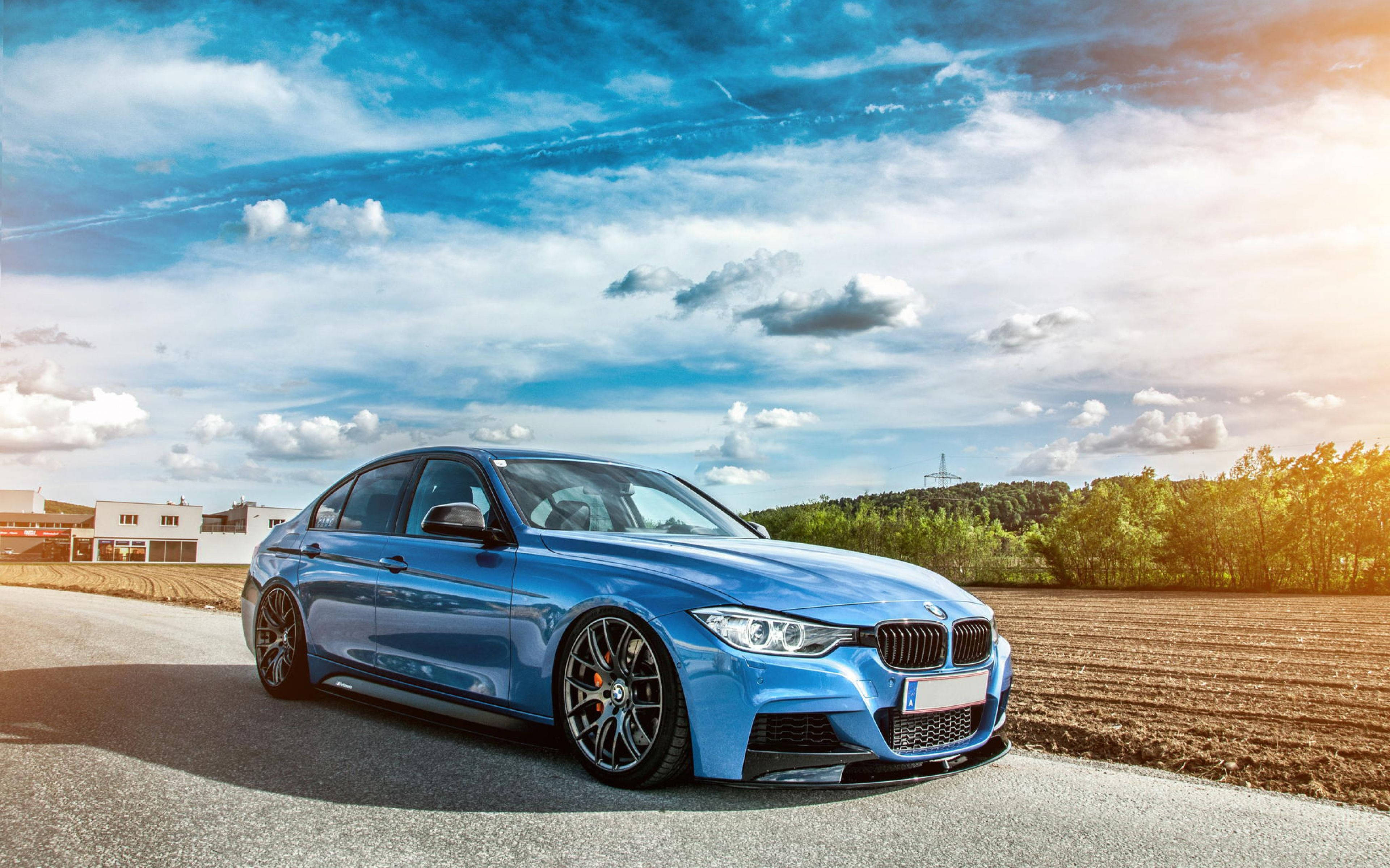 Contemporary Bmw Model On The Road