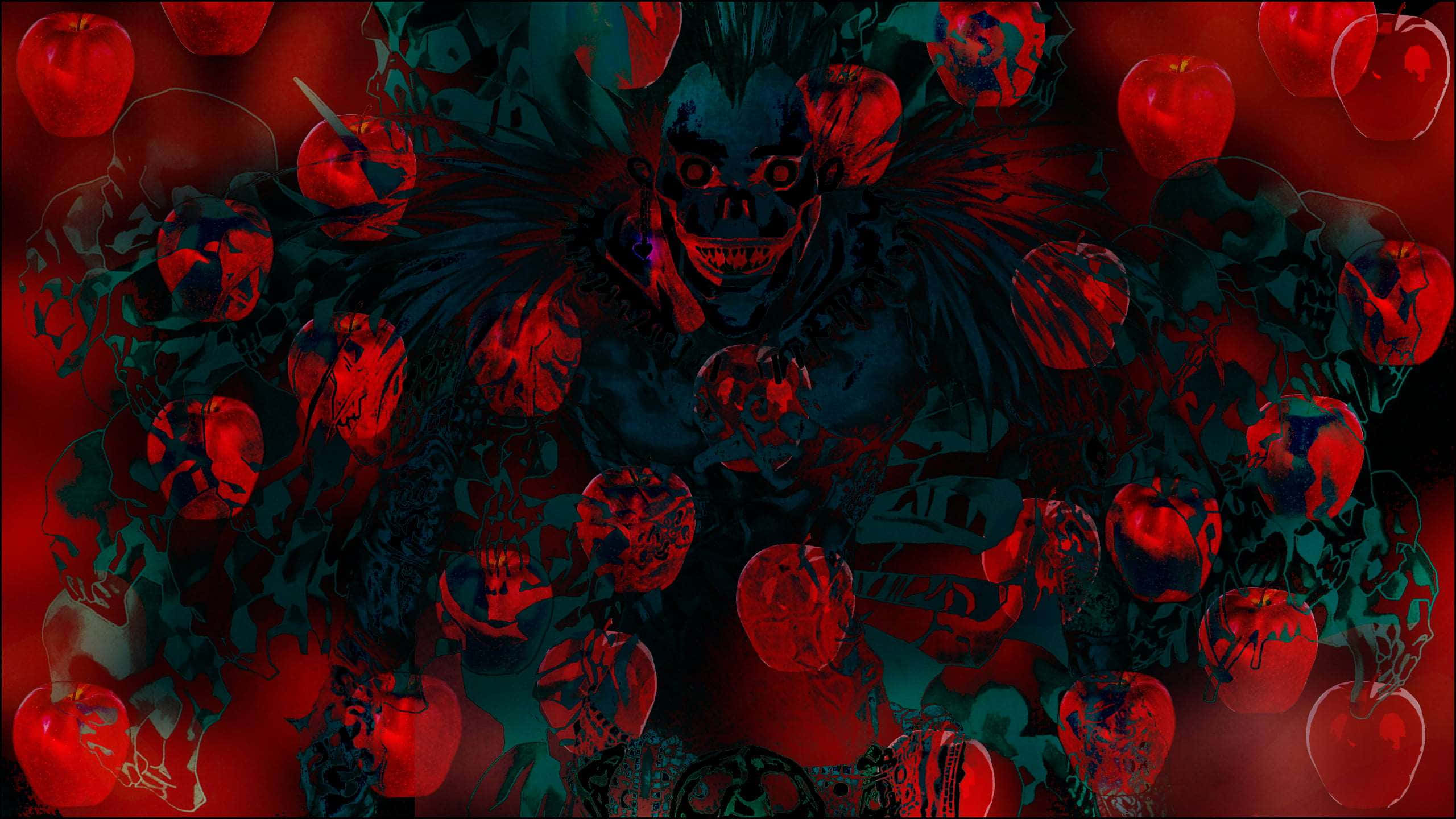 Dark Clown Trippy Anime Art