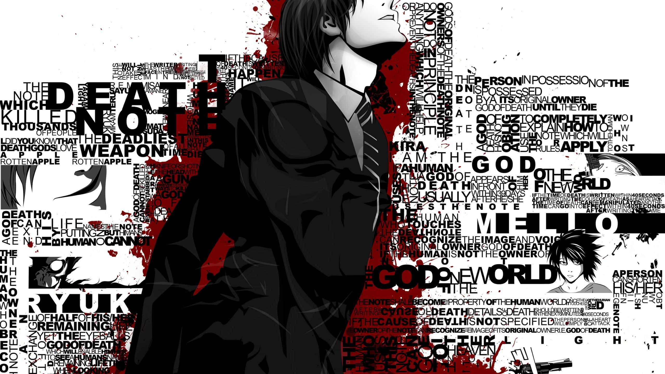 Death Note Anime Collage2560x1440