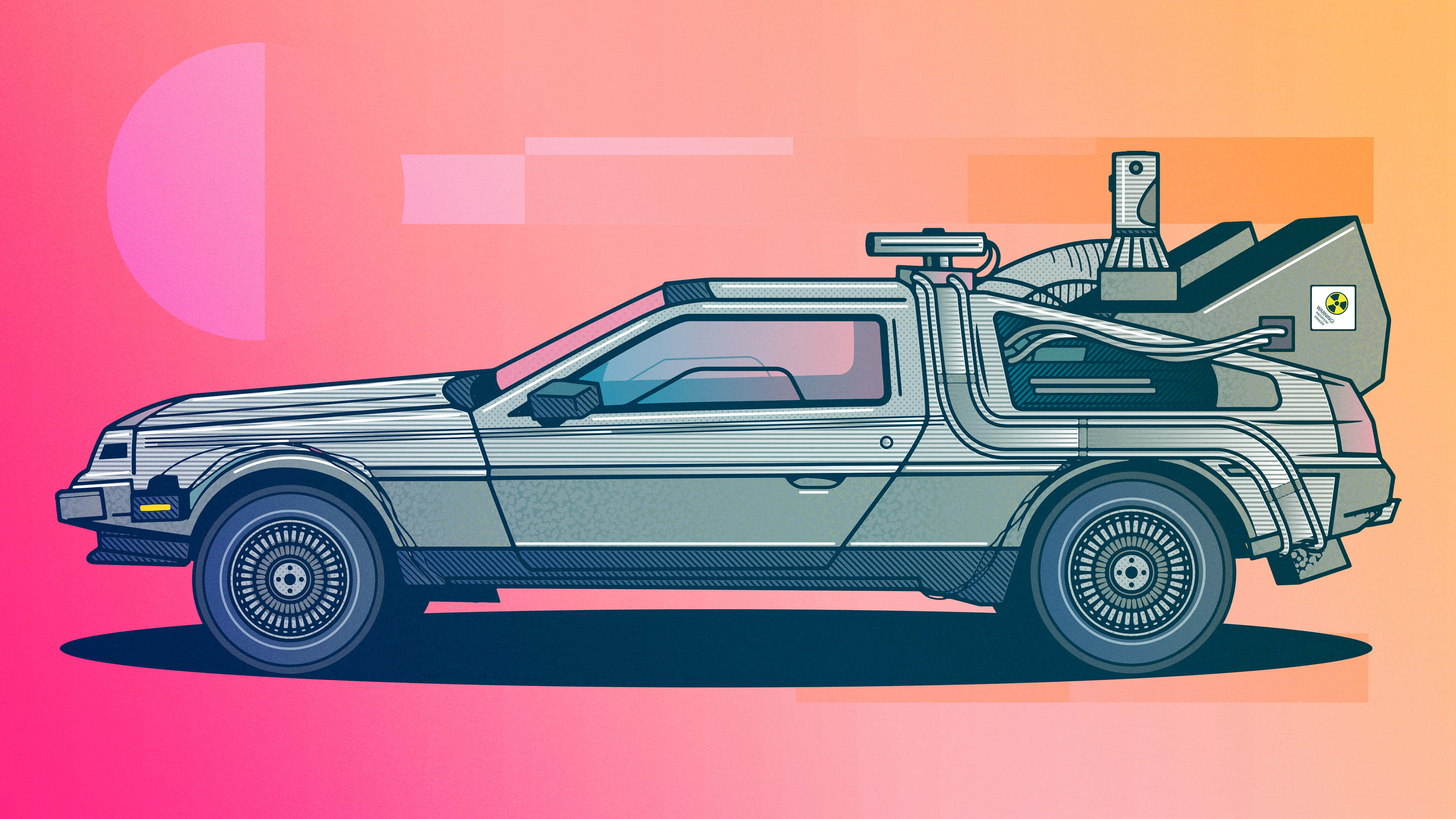 Delorean 4k 3840 X 2160