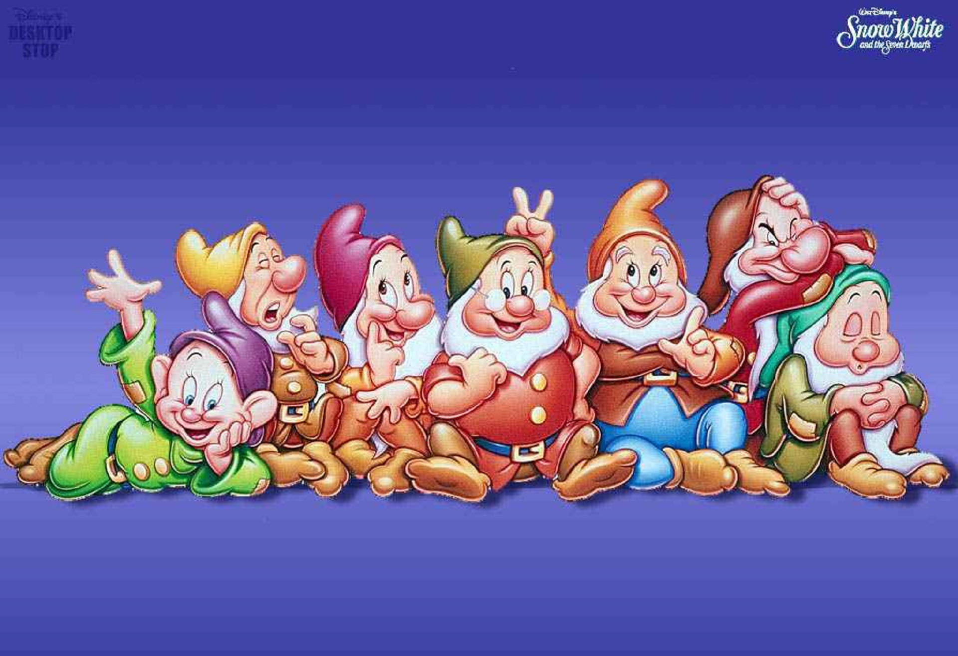 Download Free Disney Characters Seven Dwarfs Wallpaper 