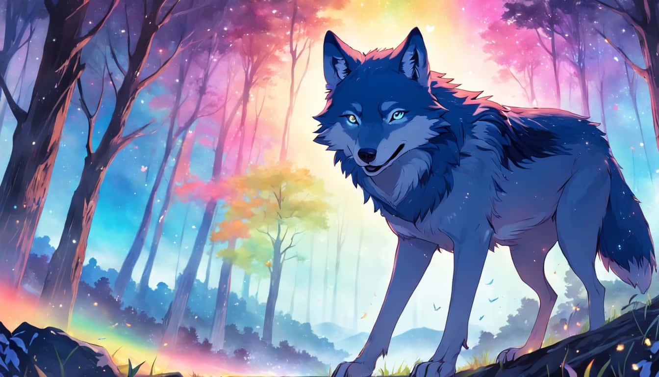 Enchanted Forest Anime Wolf