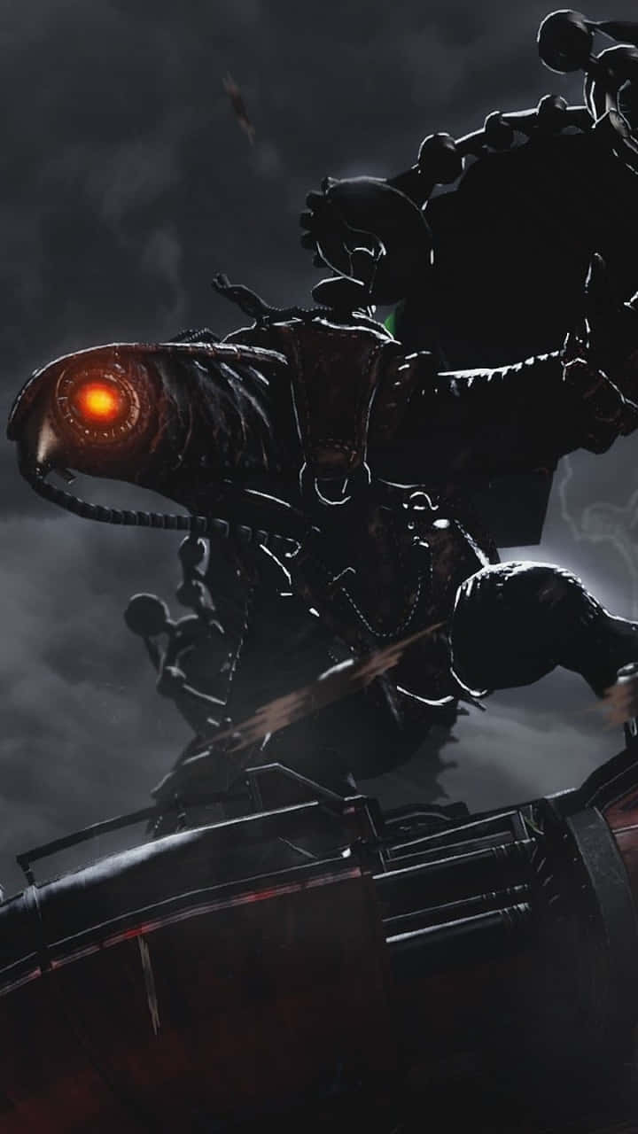 Enjoy Stunning Graphics Amidst A Stormy Cityscape With 4k Bioshock On Iphone.