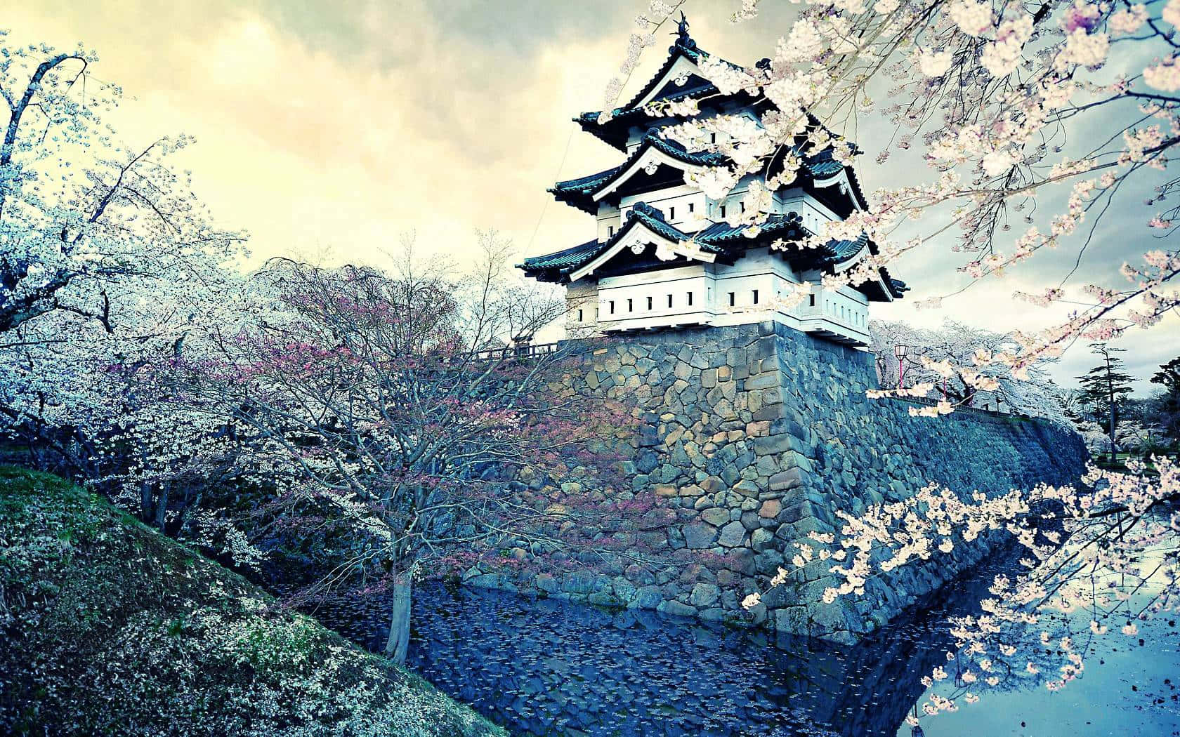 Enjoy The Beauty Of A Traditional Japanese Desktop Background