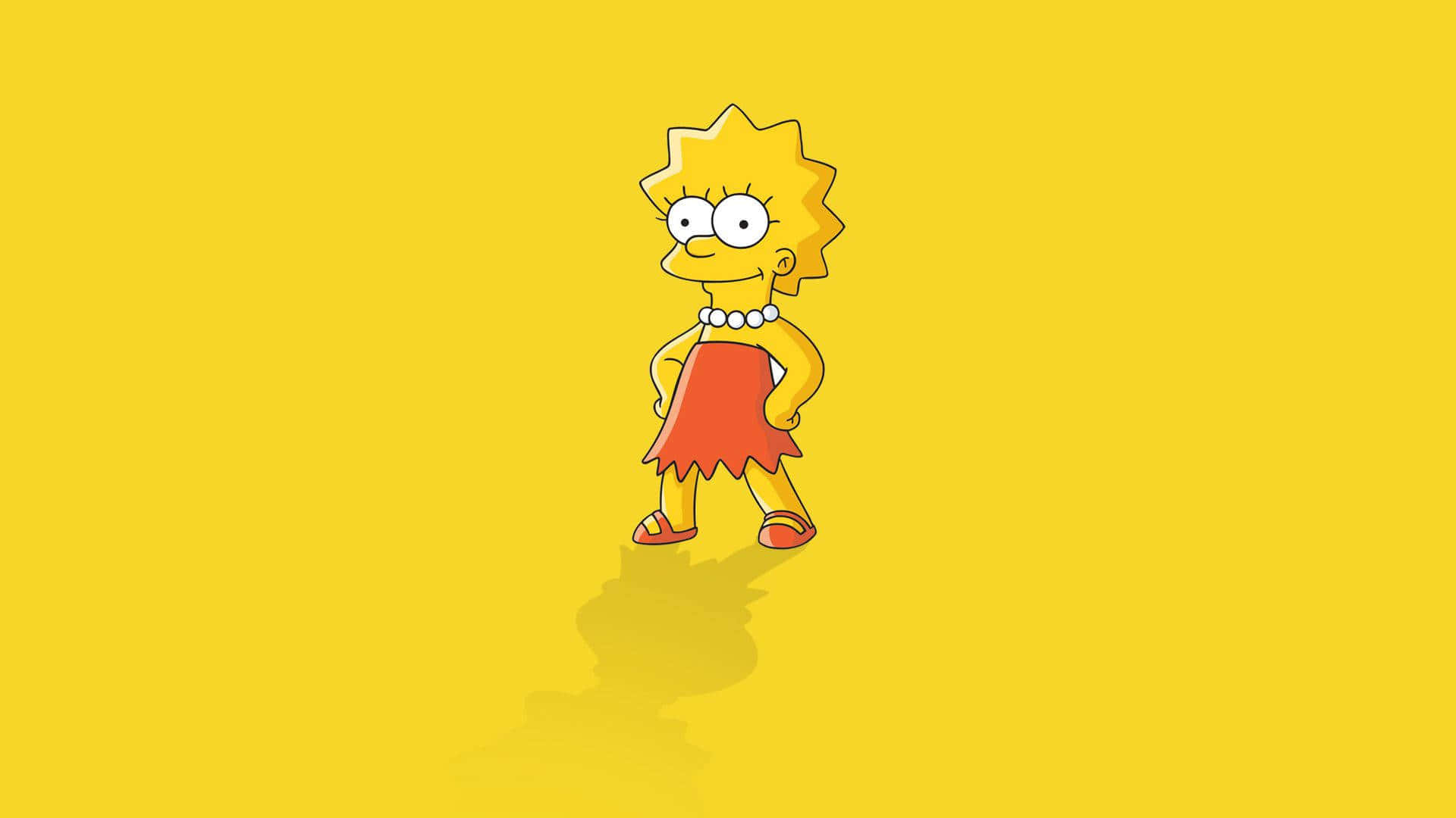 Enjoying The Classic Tv Show Simpsons On A Pc