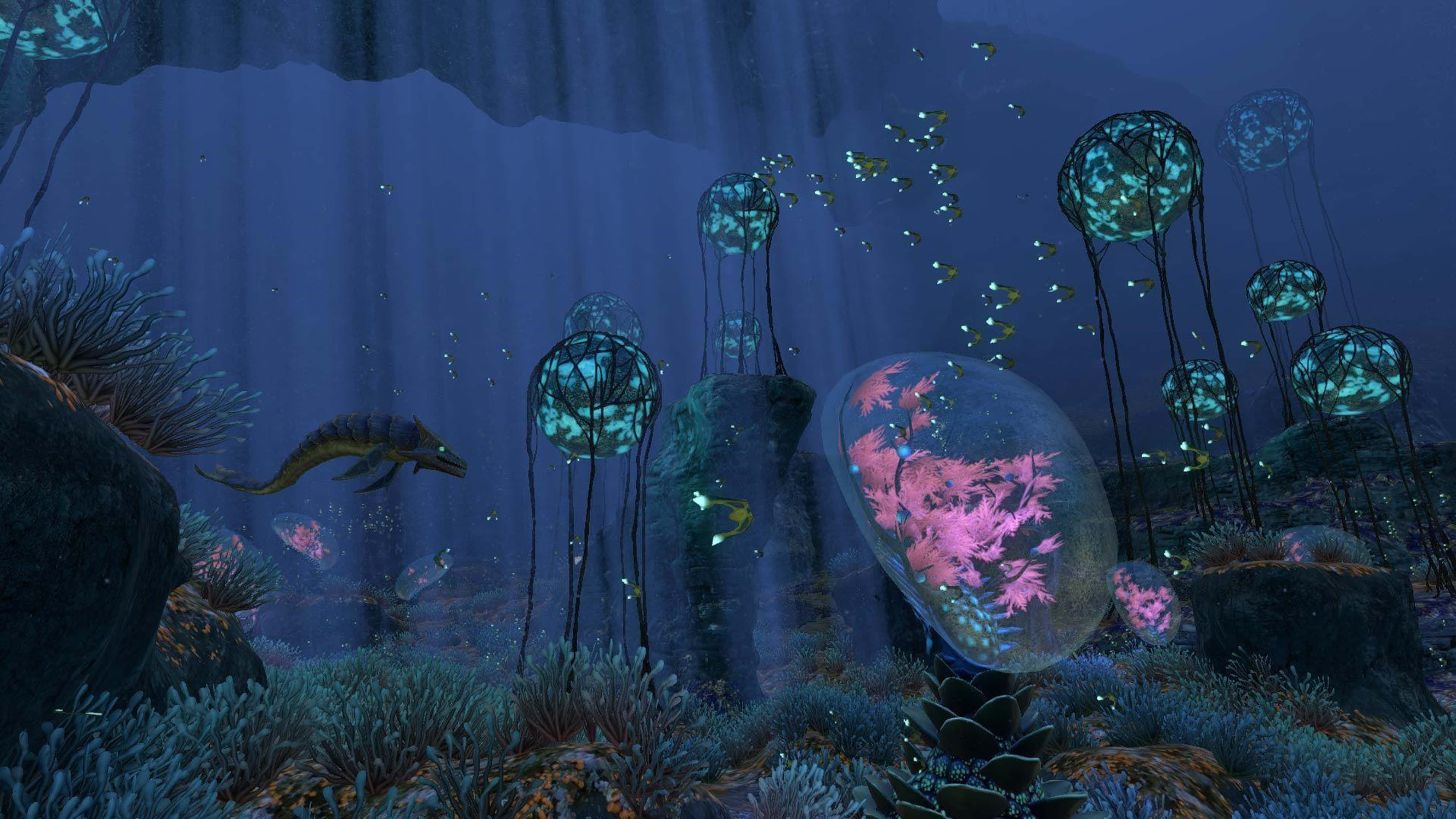 Explore The Underwater World Of Subnautica 4k