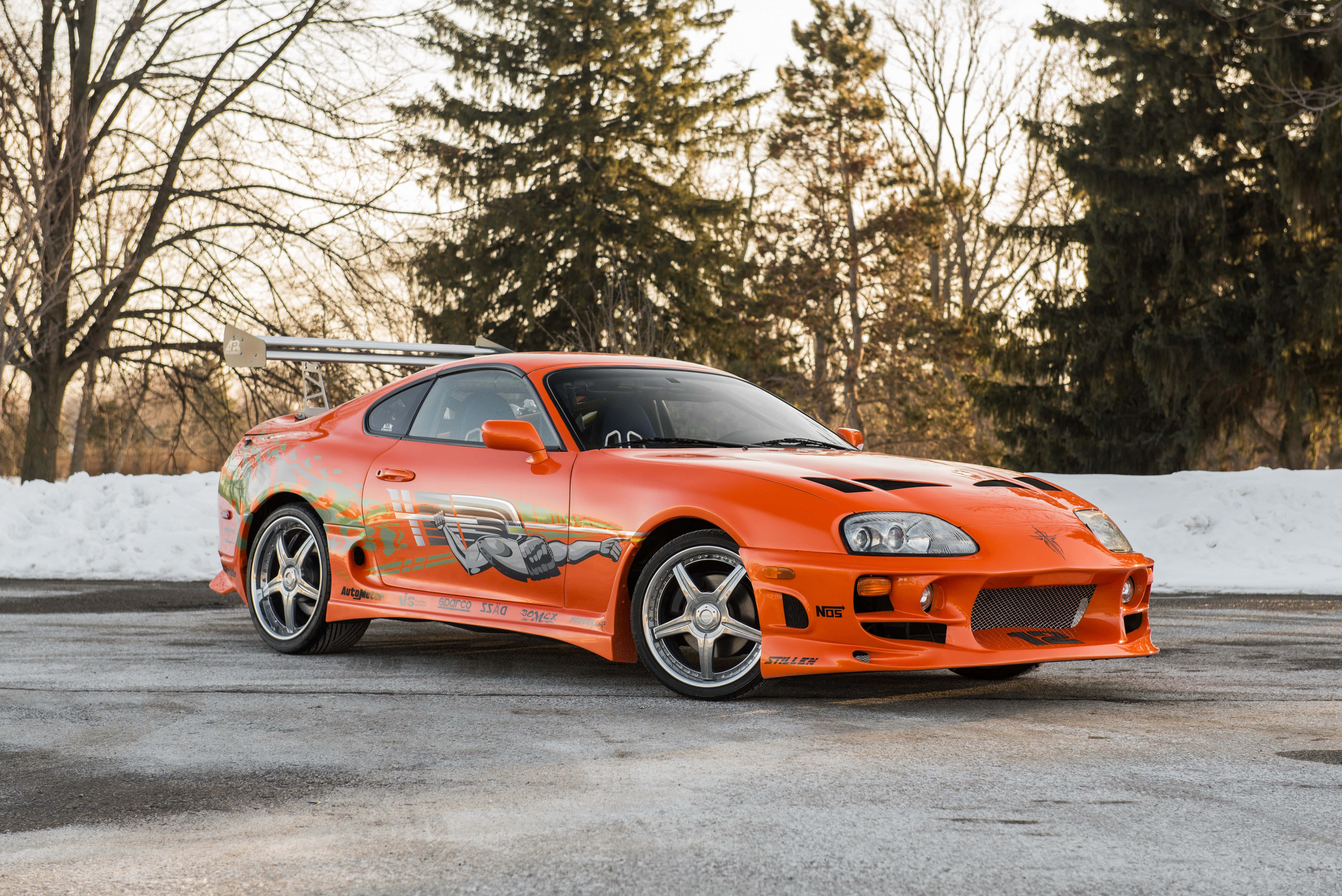 Fast And Furious 1 Toyota Supra Driving Around