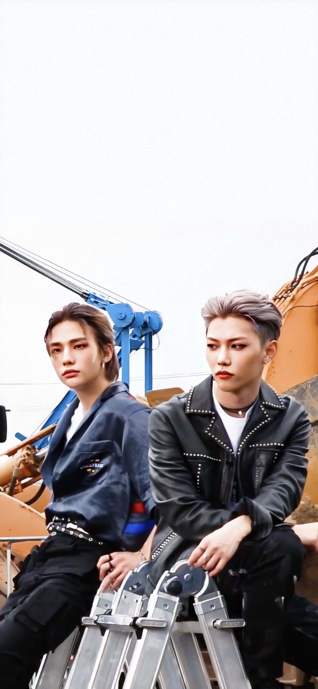 Felix From Stray Kids Looks Confident And Ready For Their Next Adventure.