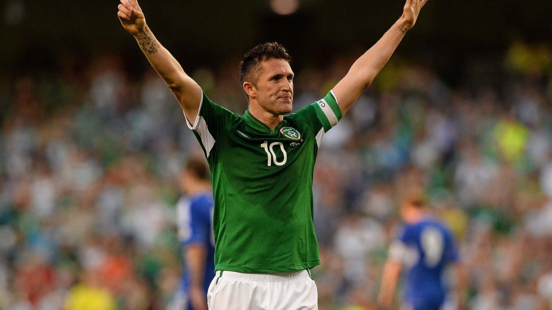 Football Galaxy Irish Player Robbie Keane