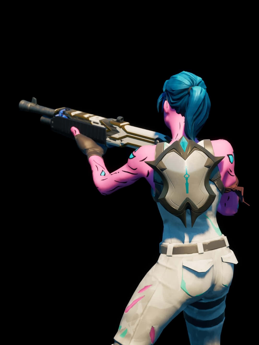 Fortnite Pink Ghoul Trooper With Rifle