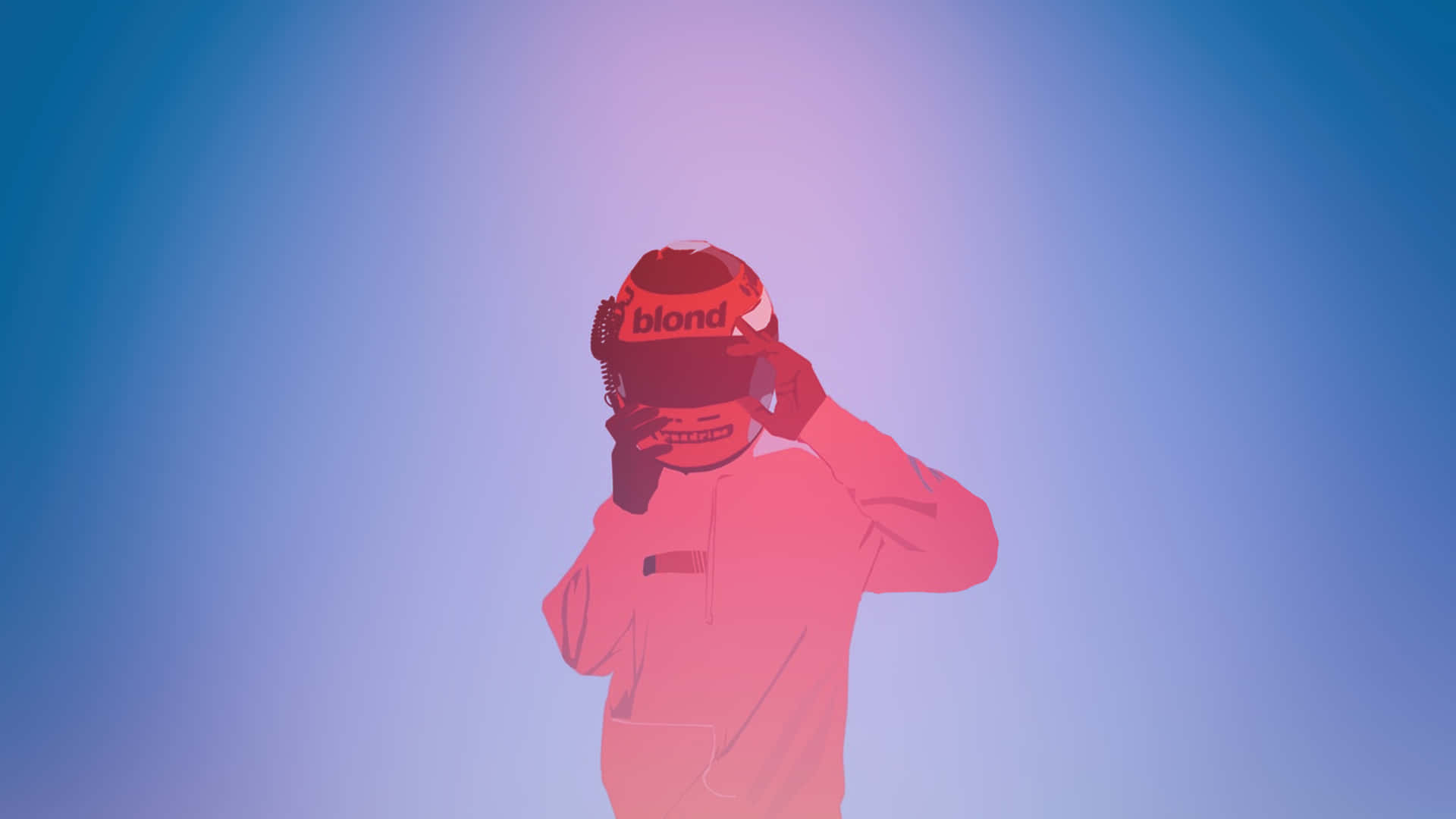 Frank Ocean Taking In The World From Behind His Laptop