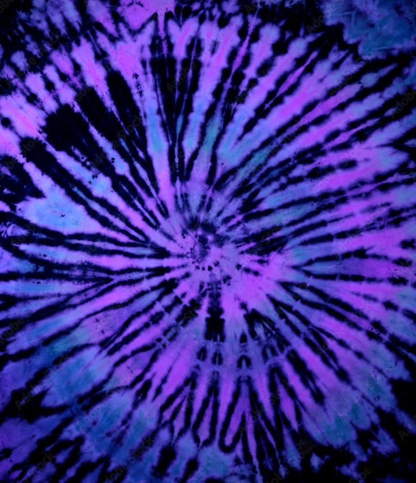 Get Out From The Ordinary And Be Bold With The Vibrant Look Of Purple Tie Dye.