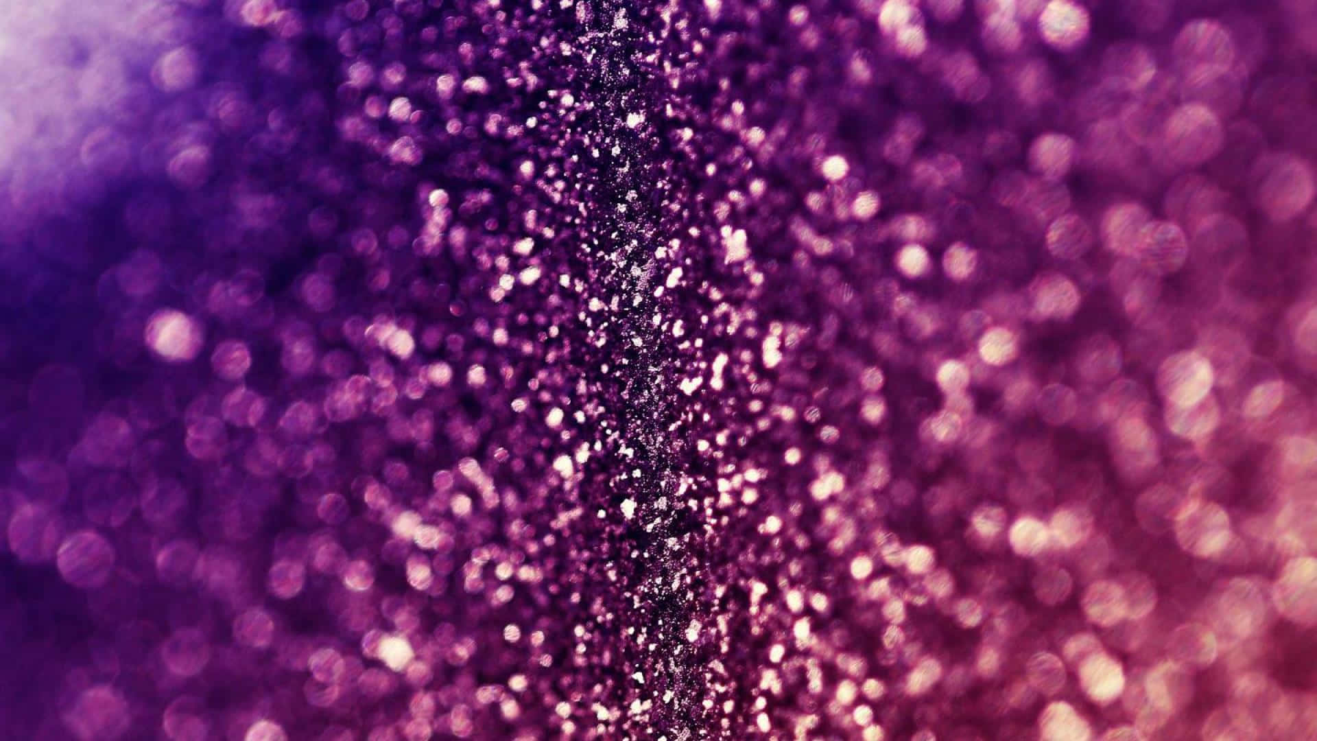 Glittery Galaxies Swirl In A Starry Sky